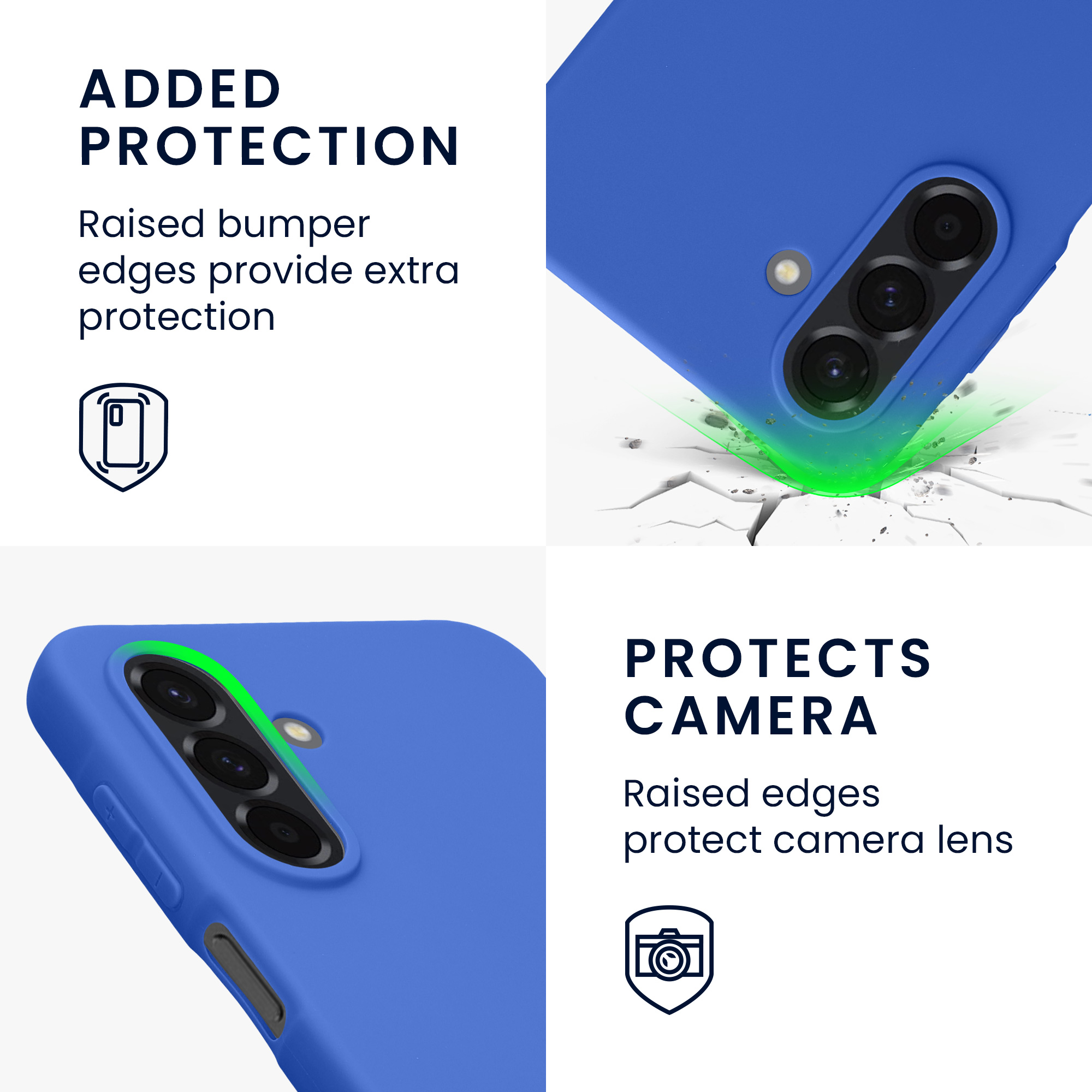 Kryt na mobil Samsung Galaxy A26 5G kwmobile TPU Baltická modrá