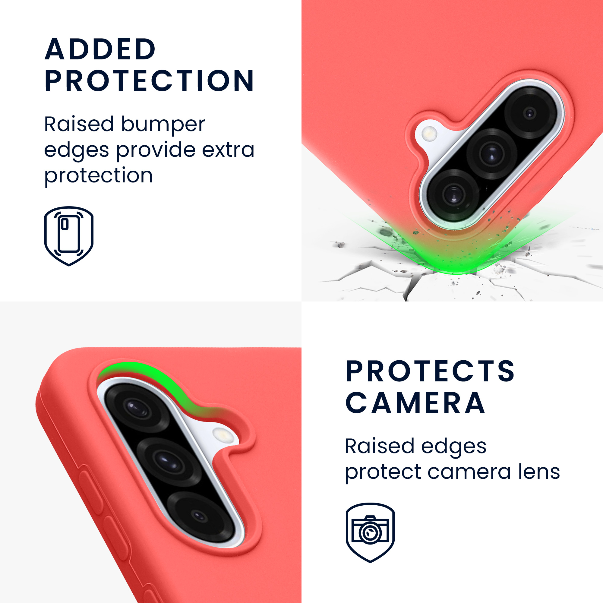 Kryt na mobil Samsung Galaxy A36 5G kwmobile TPU neonově korálový