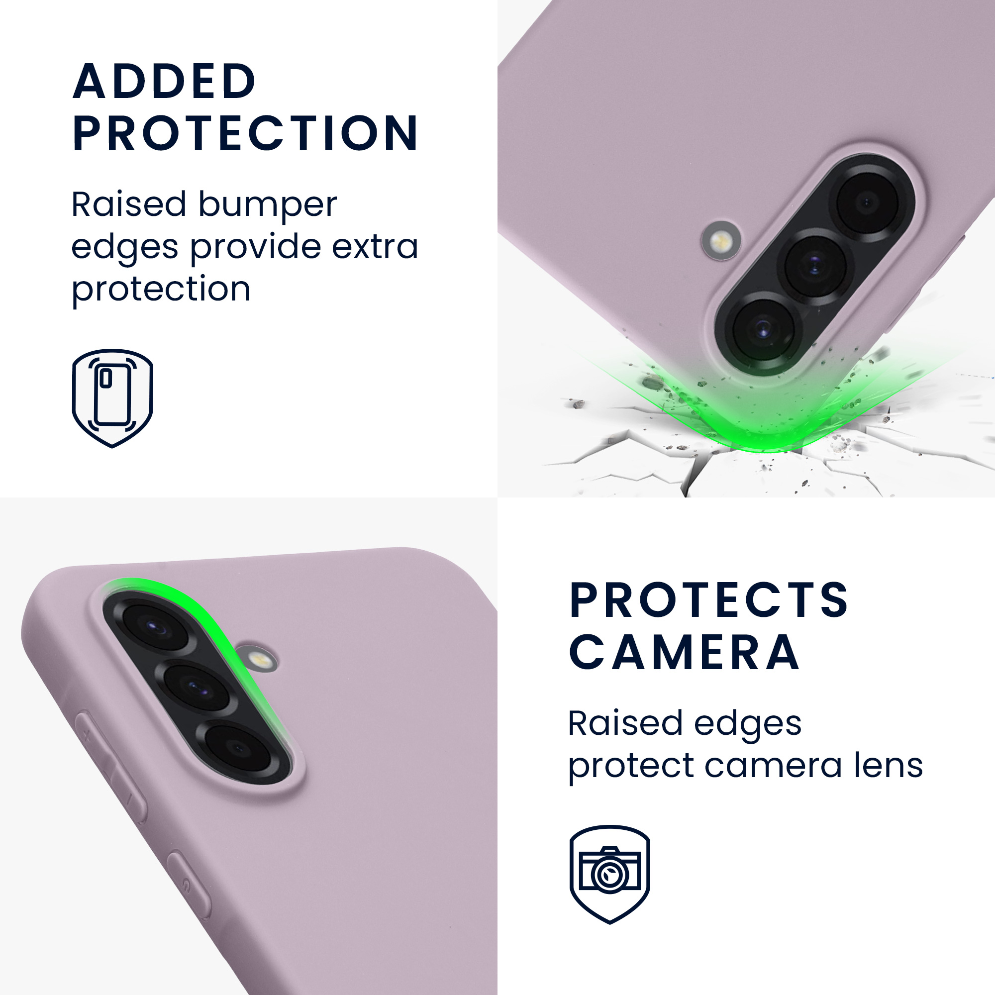 Kryt na mobil Samsung Galaxy A36 5G kwmobile TPU levandulový