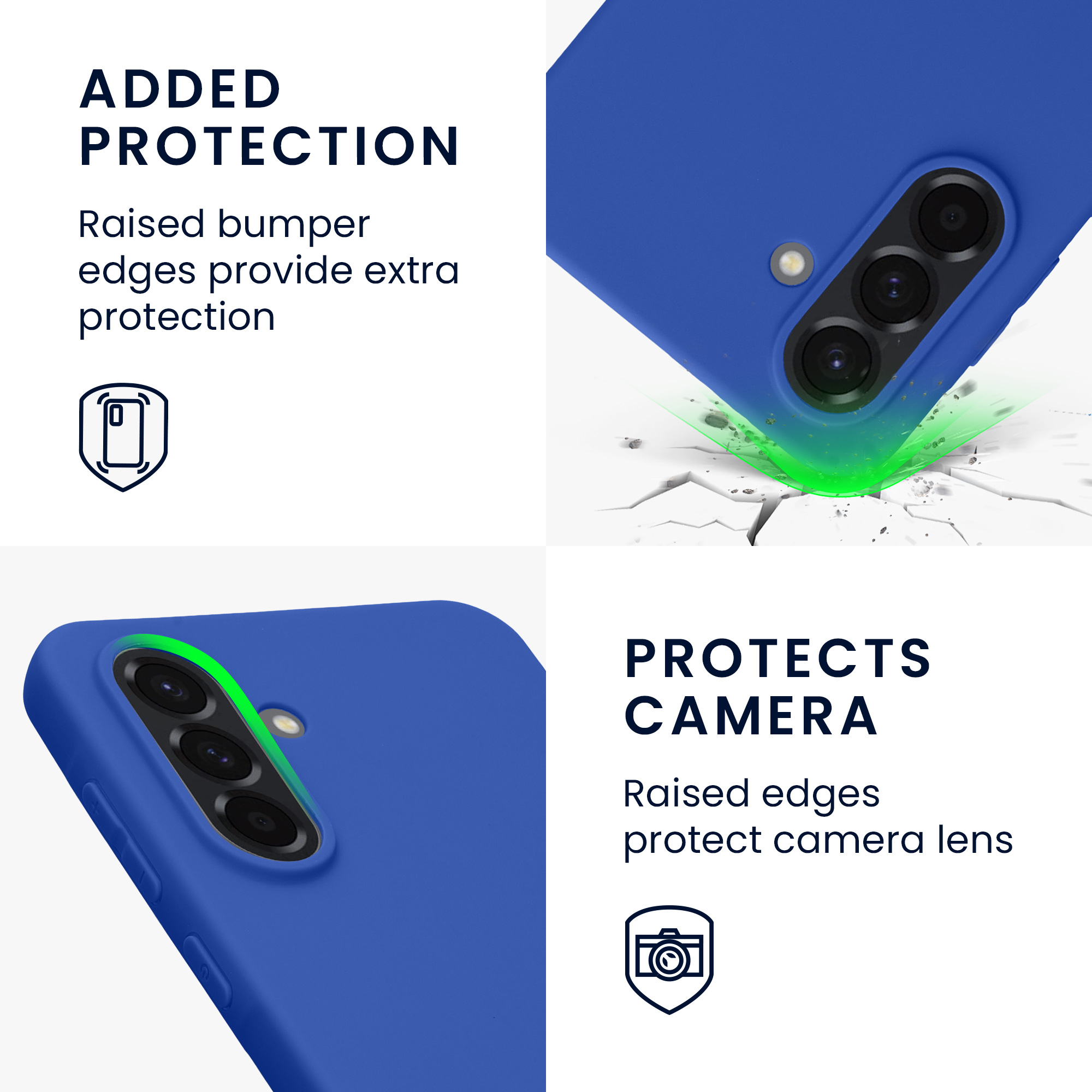 Kryt na mobil Samsung Galaxy A36 5G kwmobile TPU baltsky modrý