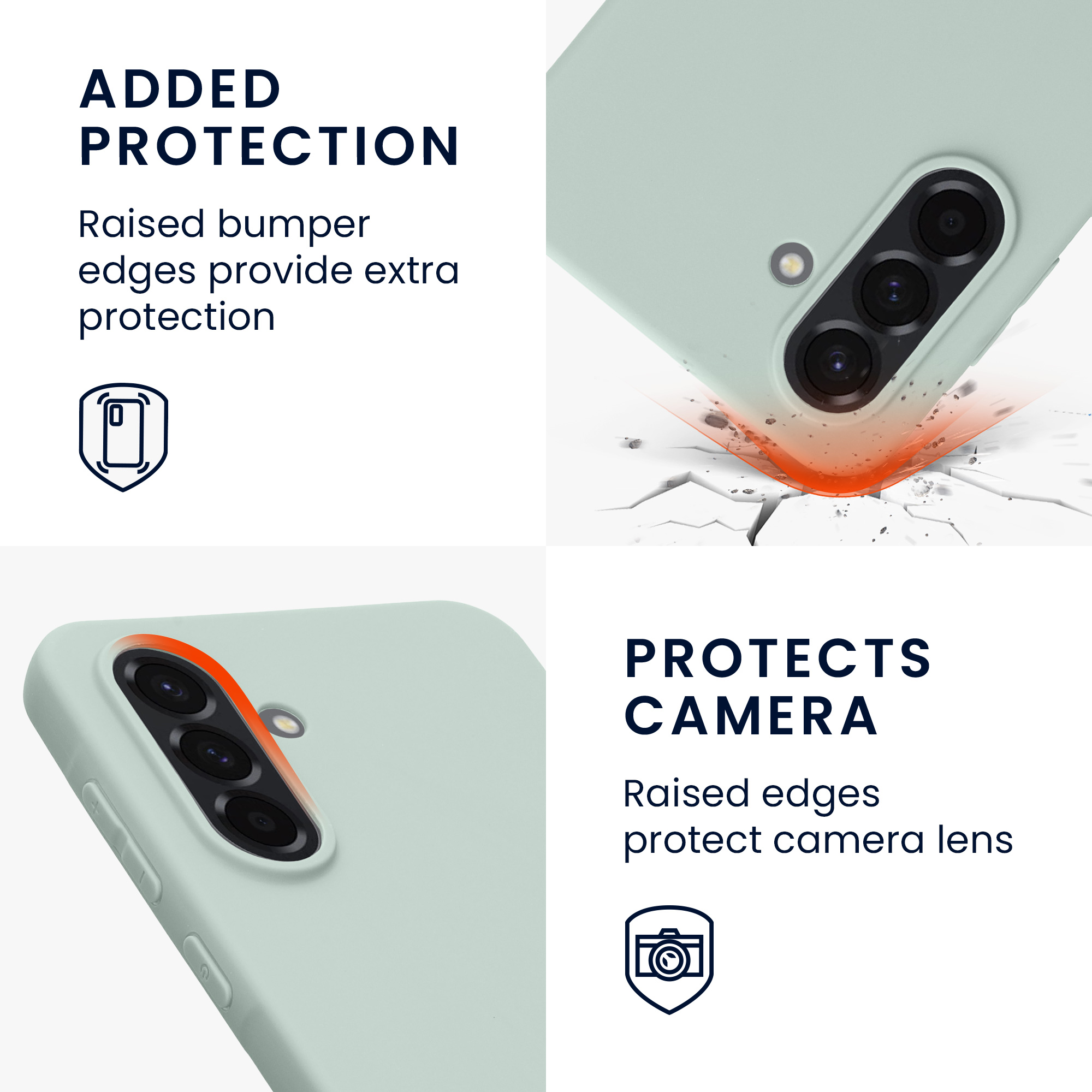 Kryt na mobil Samsung Galaxy A36 5G kwmobile TPU mintový