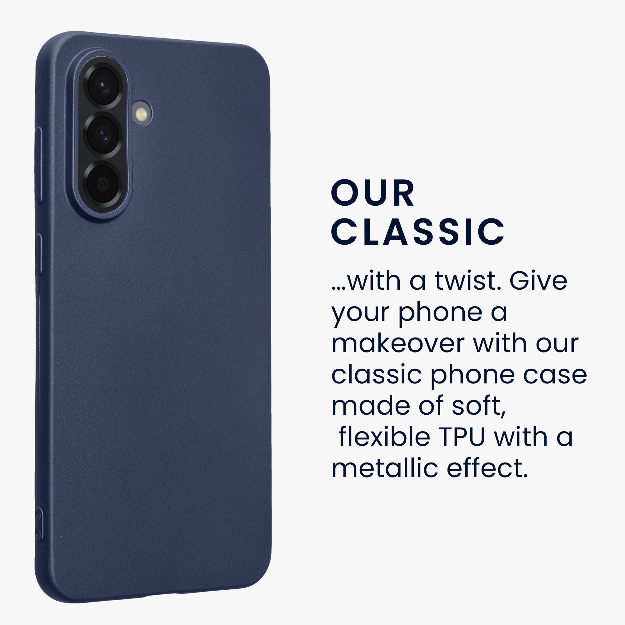 Metalický kryt na mobil Samsung Galaxy A36 5G kwmobile metalicky modrý