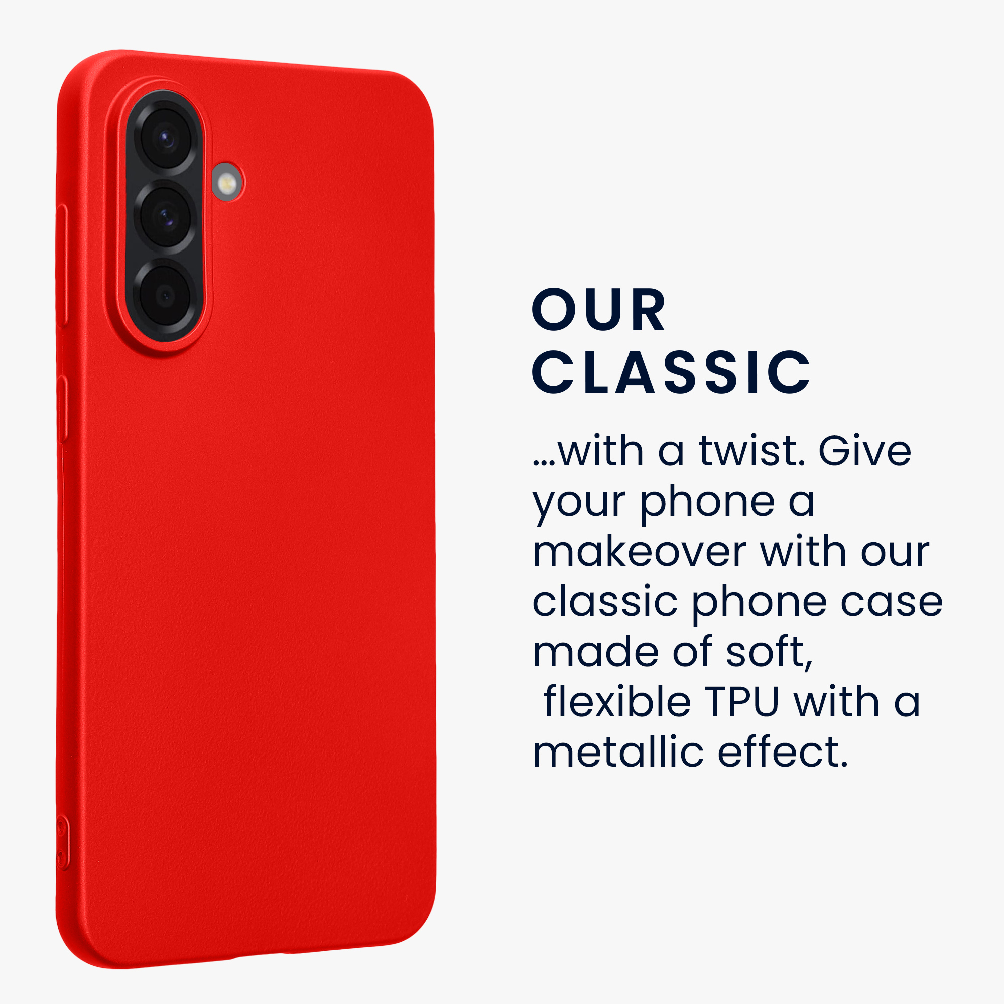 Metalický kryt na mobil Samsung Galaxy A36 5G kwmobile metalicky tmavě červený