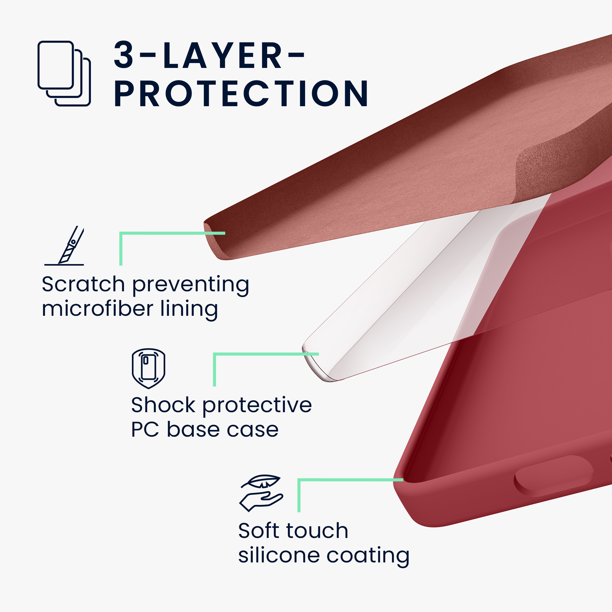 Kryt na mobil Samsung Galaxy S25 Edge kwmobile tmavě růžová Dark Rose