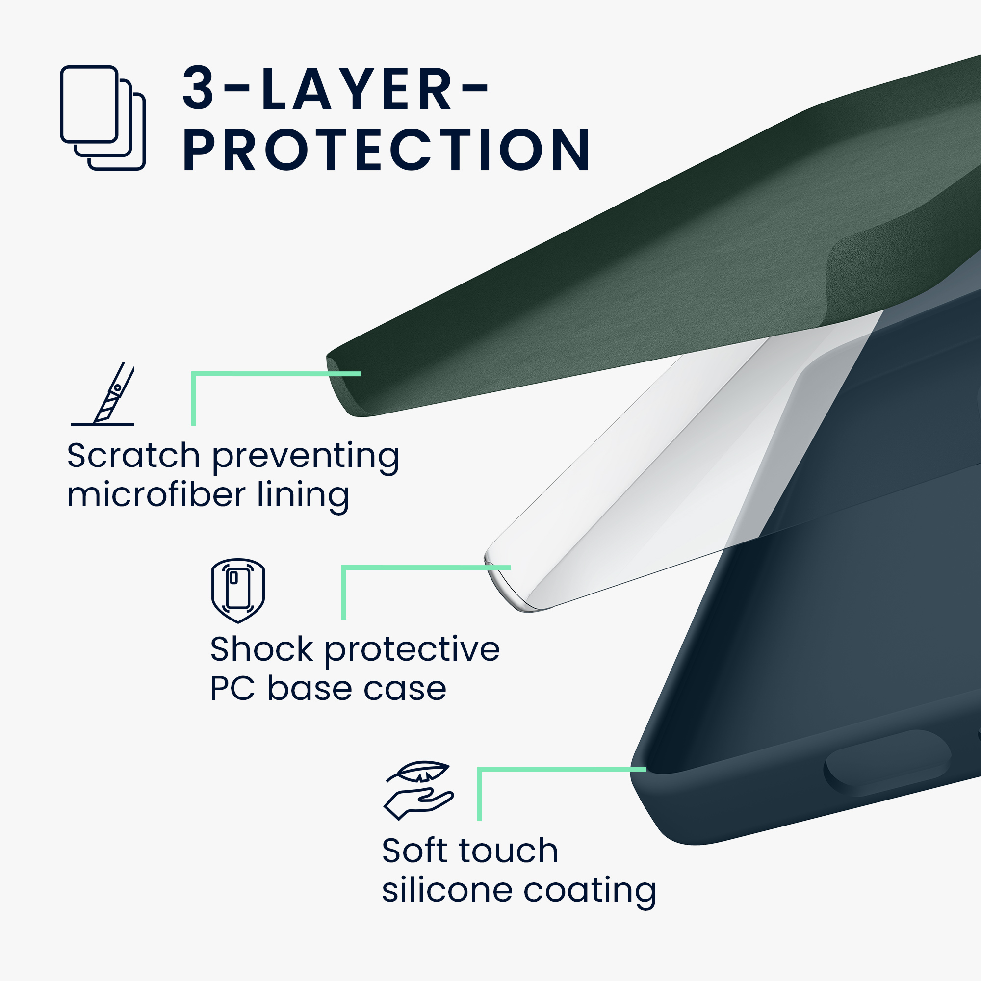 Kryt na mobil Samsung Galaxy S25 Edge kwmobile tmavě šedá Dark Slate