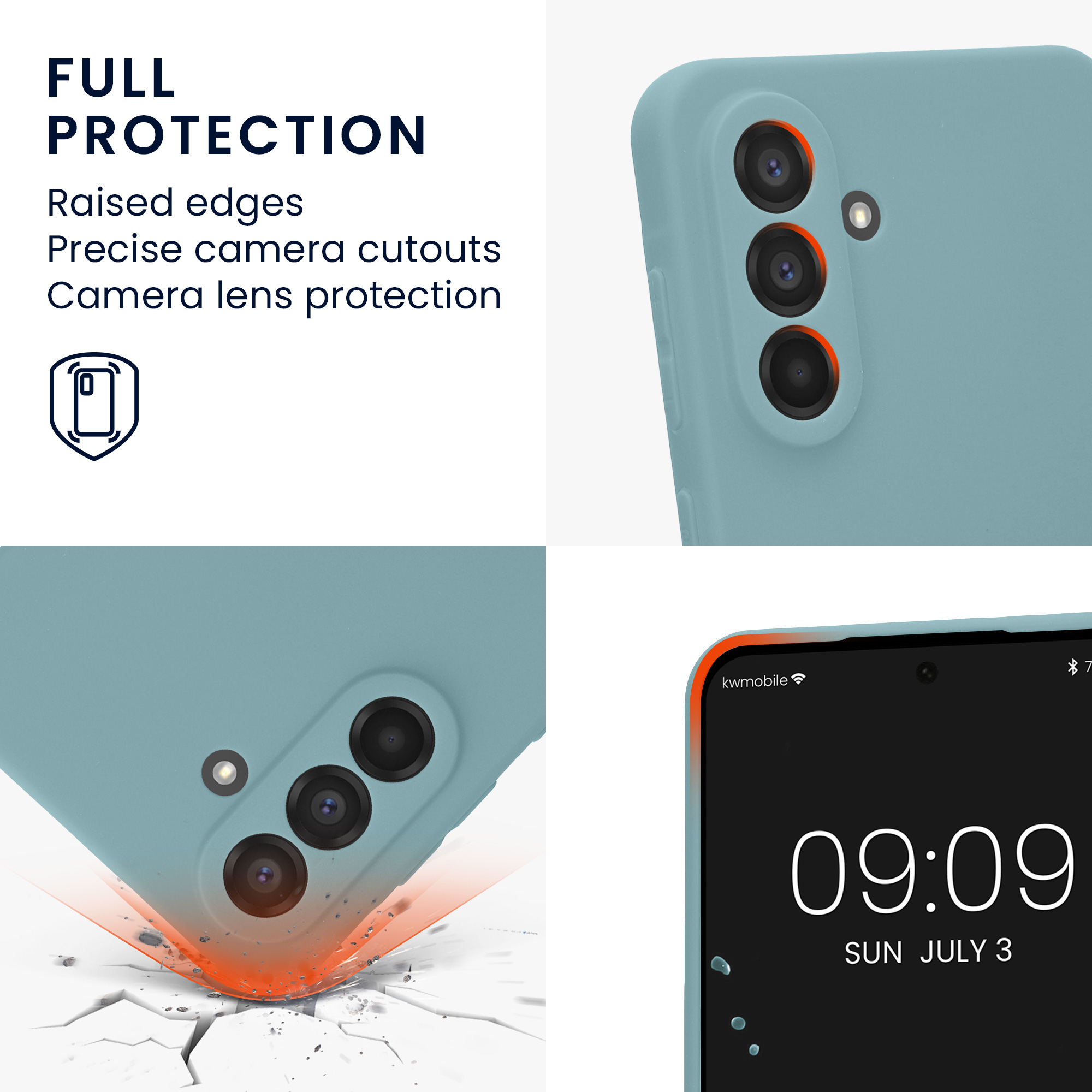 Pouzdro pro Samsung Galaxy A56 5G kwmobile tenké TPU - antický kámen