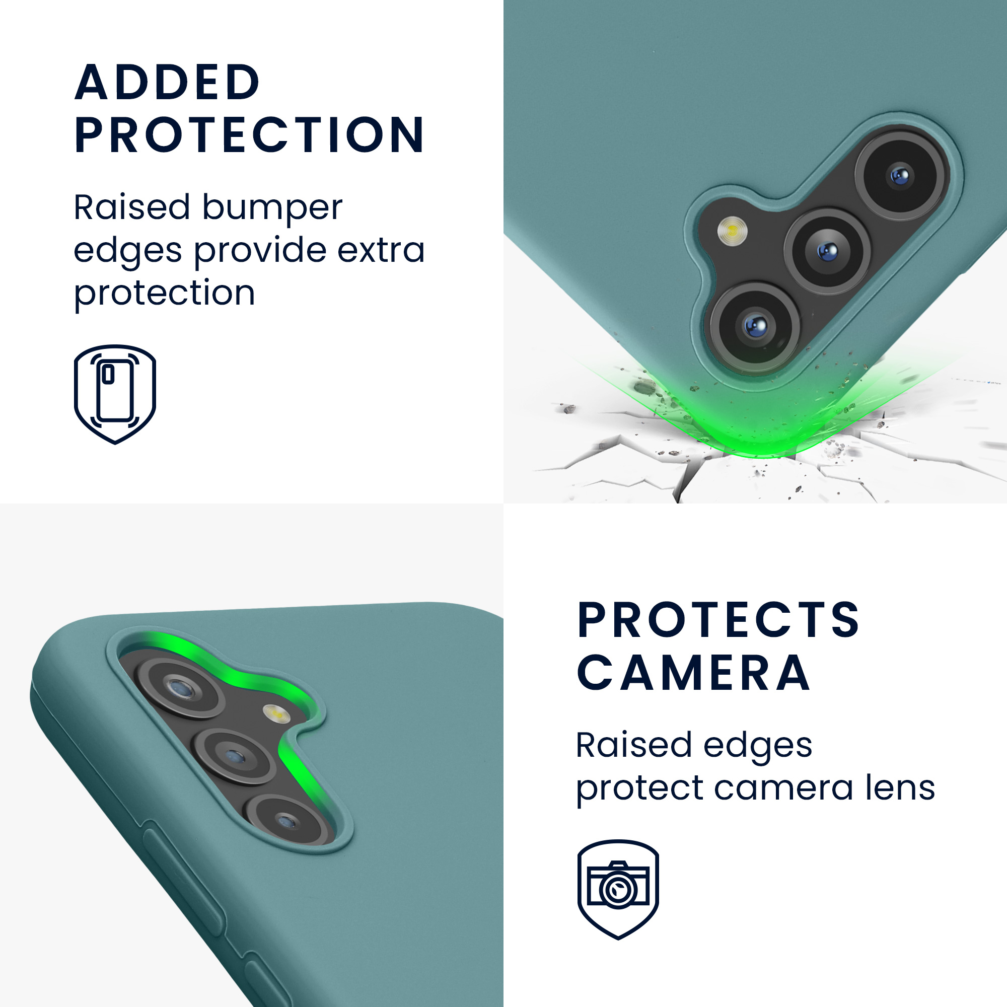 Kryt na mobil Samsung Galaxy A54 5G kwmobile TPU Arktická noc