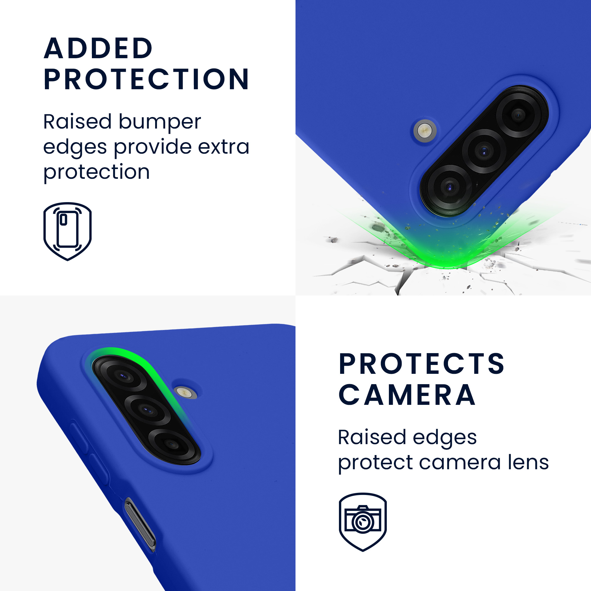 Kryt na mobil Samsung Galaxy A17 4G / 5G kwmobile TPU baltsky modrý