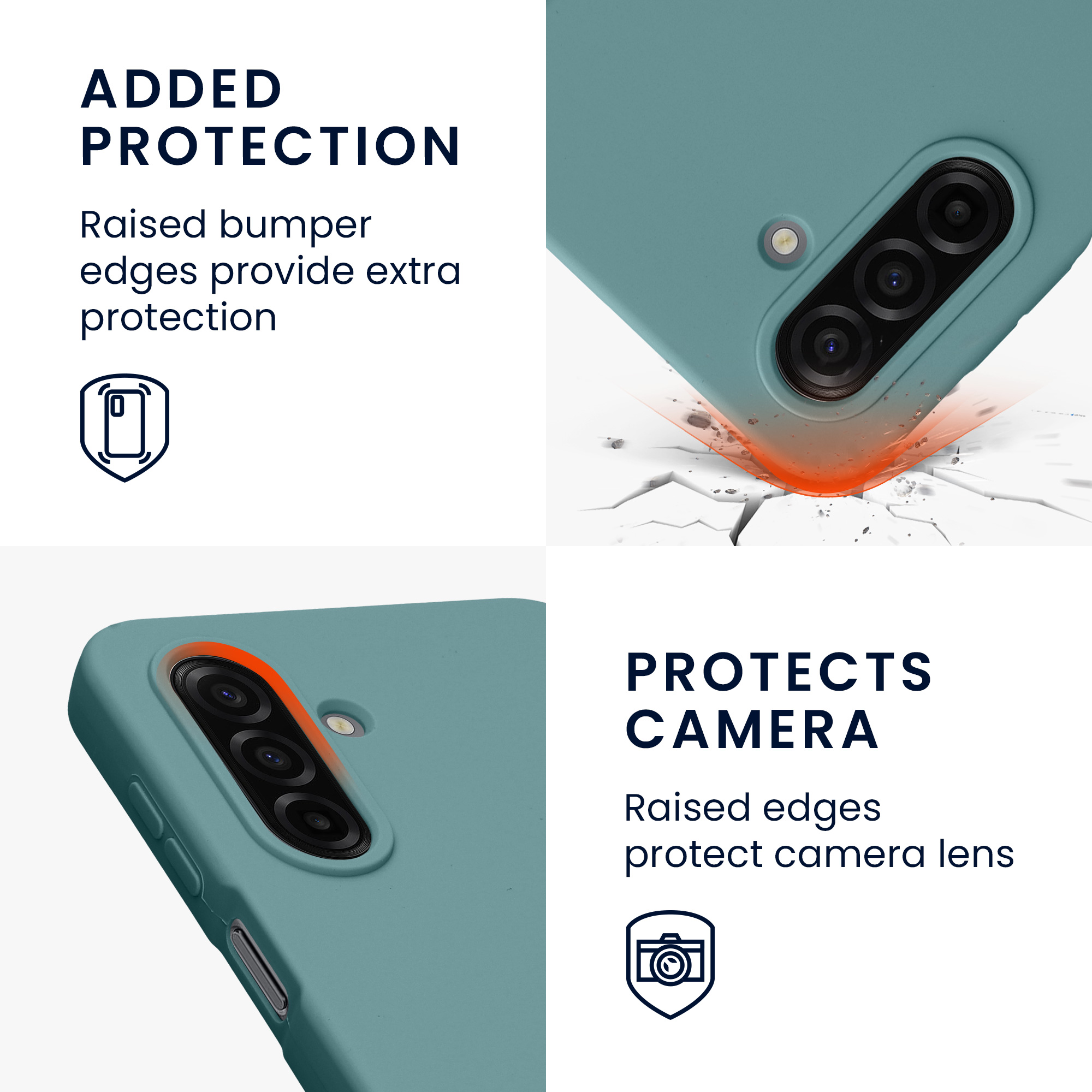 Pouzdro pro Samsung Galaxy A17 4G / 5G kwmobile silikonové - arktická noc