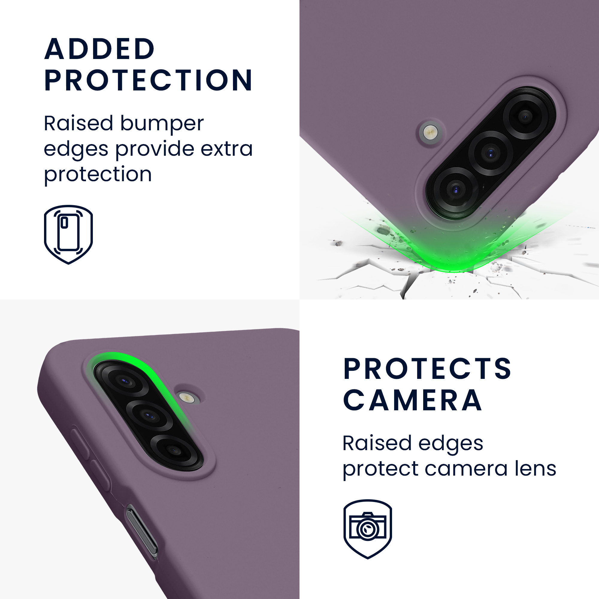 Pouzdro pro Samsung Galaxy A17 4G / 5G kwmobile silikonové - pastelová kosatcová