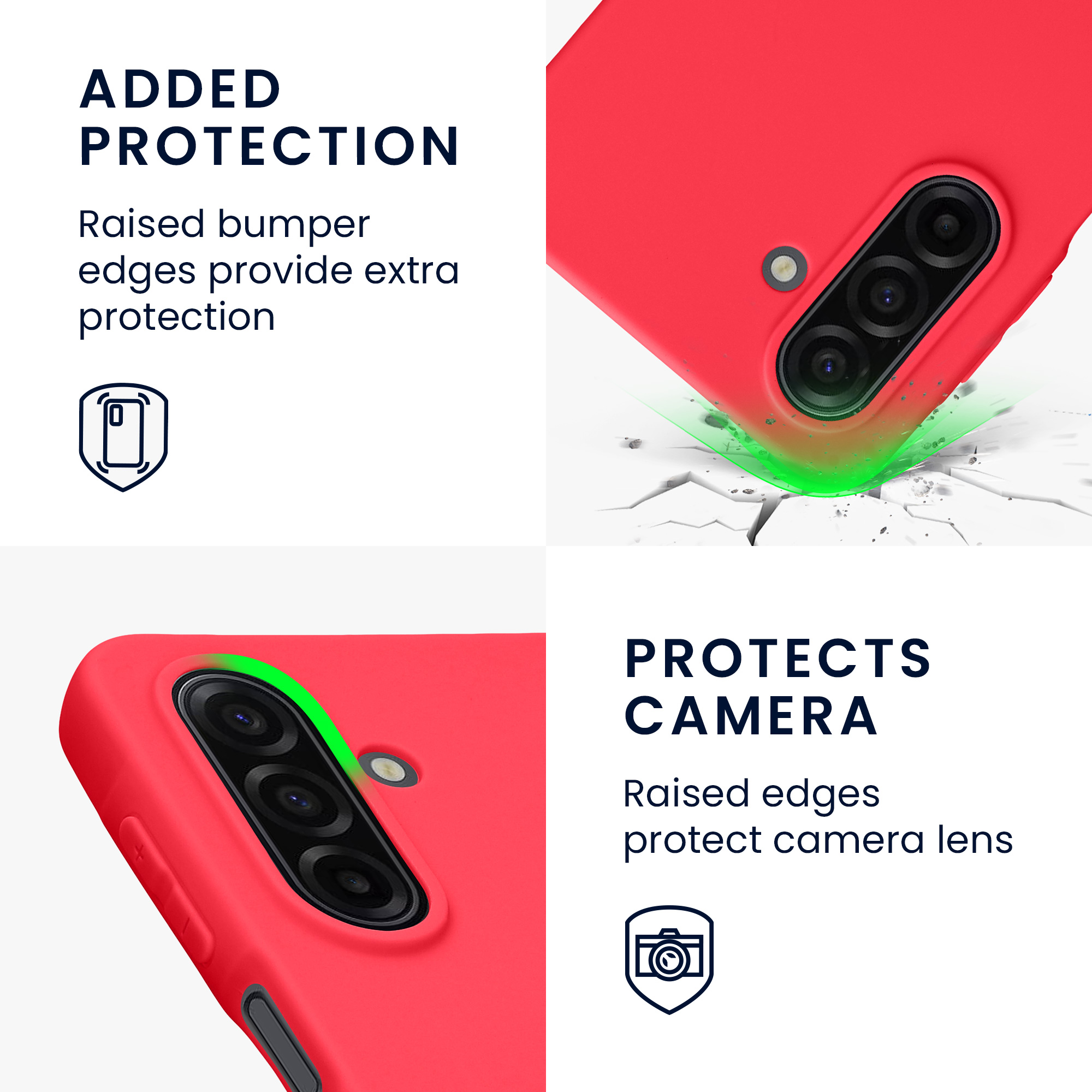 Kryt na mobil Samsung Galaxy A17 4G / 5G kwmobile TPU neonově růžový