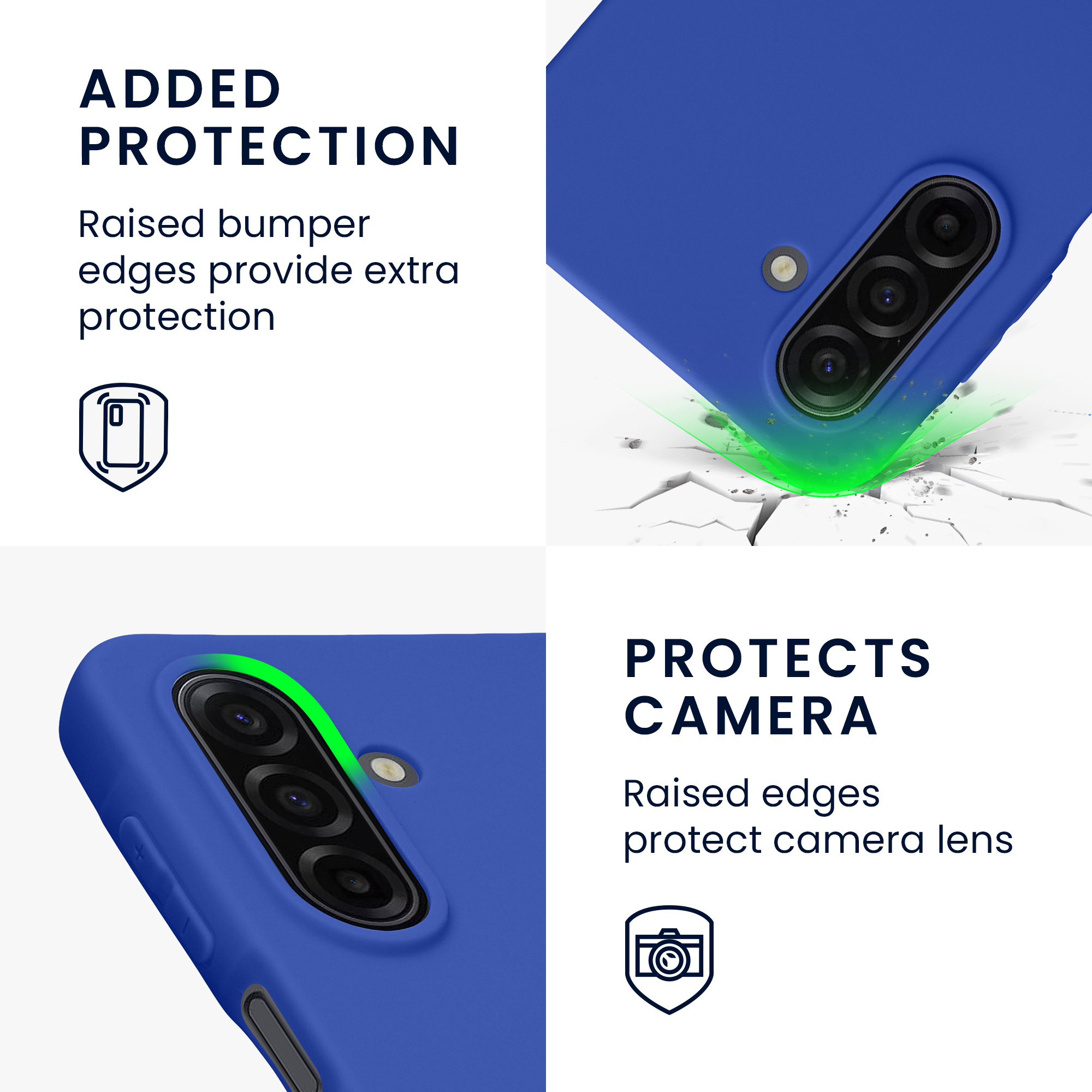 Kryt na mobil Samsung Galaxy A17 4G / 5G kwmobile TPU baltsky modrý