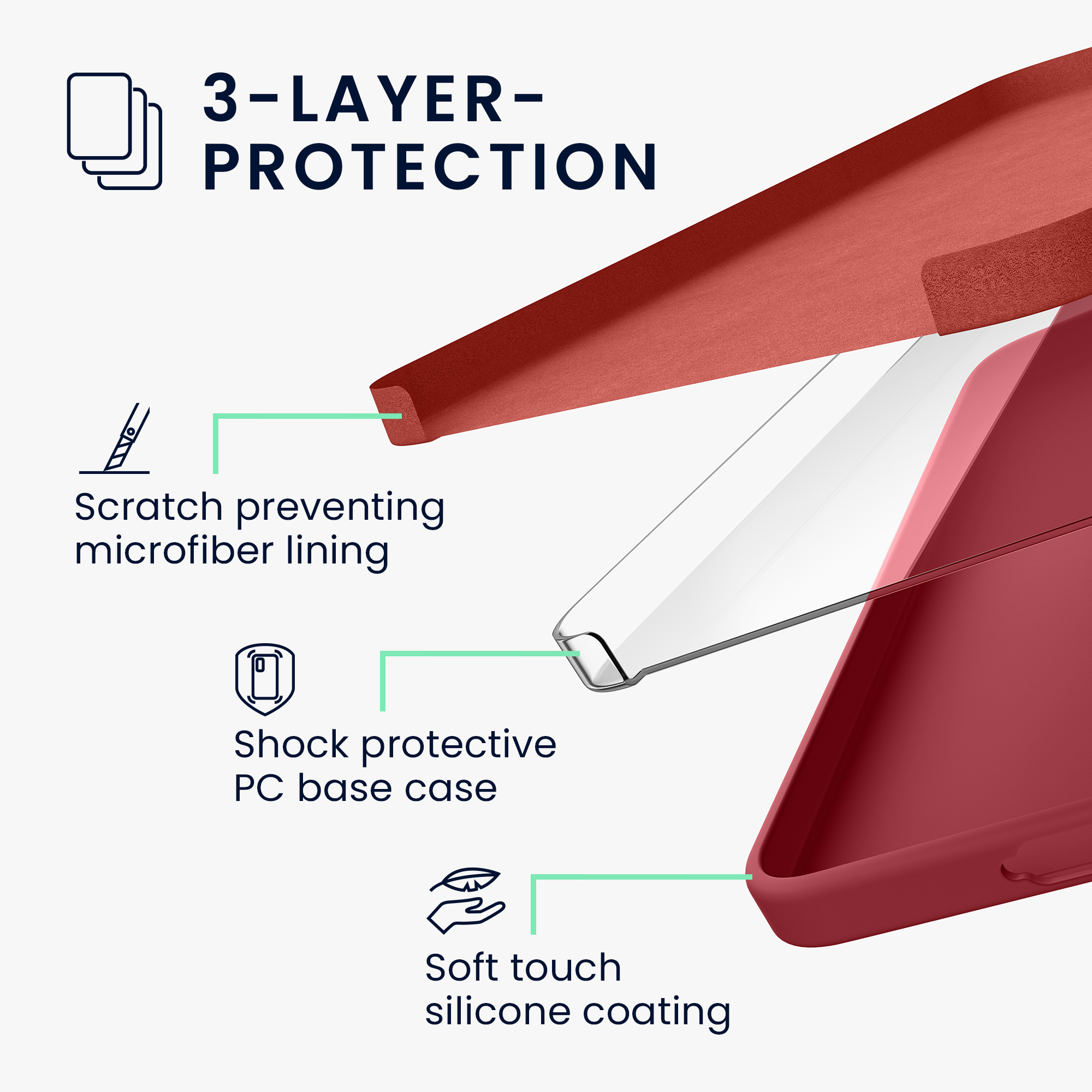 Pouzdro pro Samsung Galaxy S26 Plus kwmobile silikonové - tmavě starorůžová