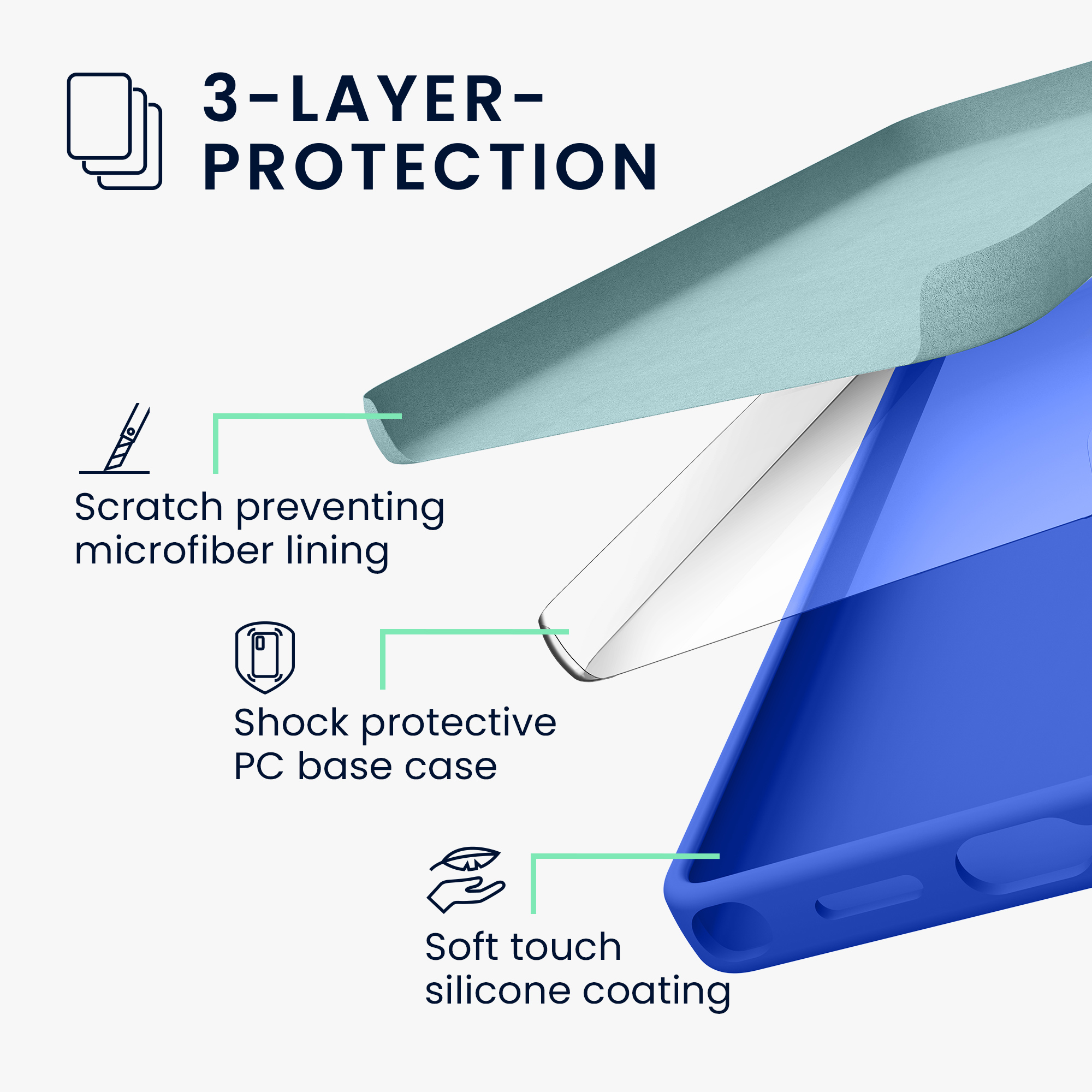 Kryt na mobil Samsung Galaxy S26 Ultra kwmobile baltská modrá