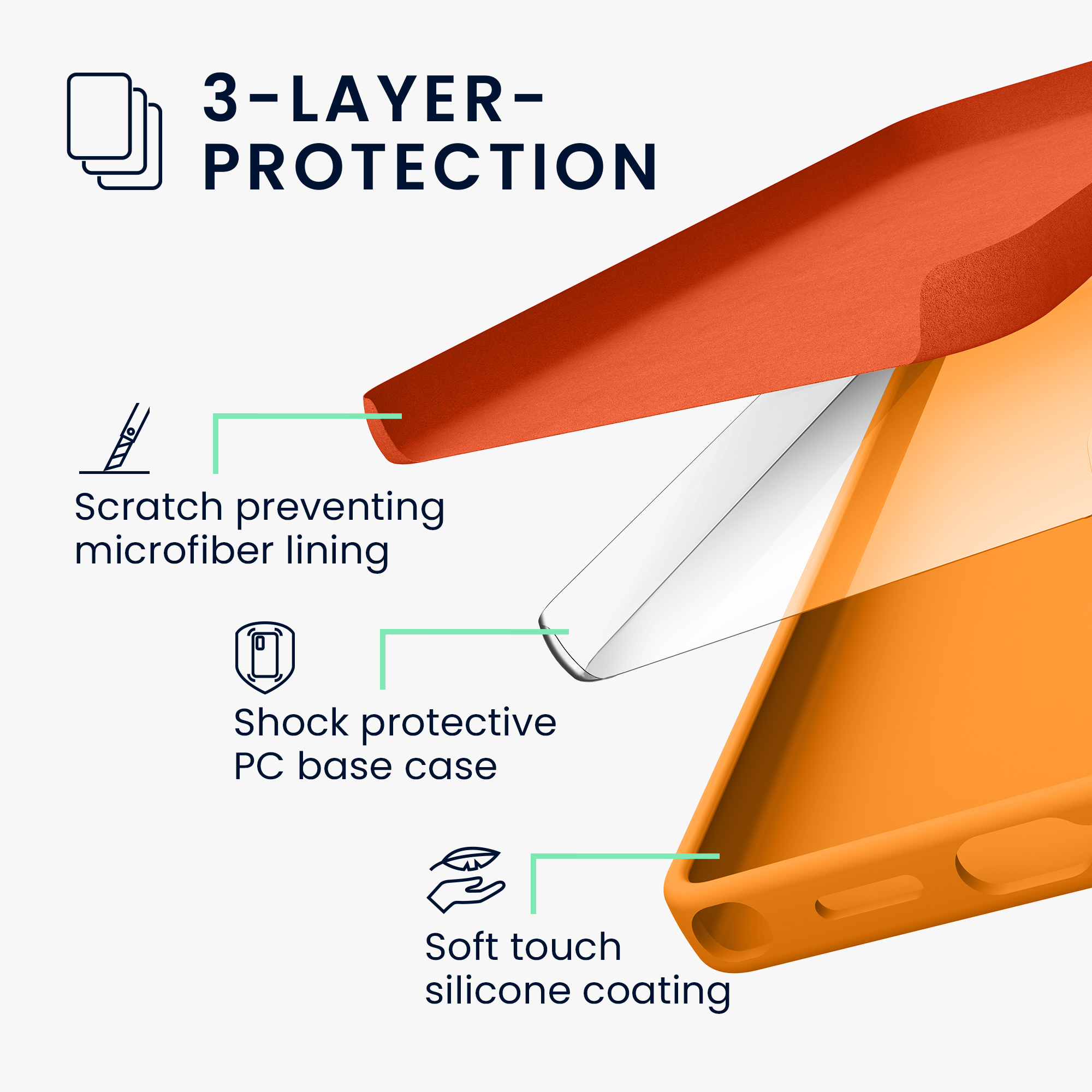 Pouzdro pro Samsung Galaxy S26 Ultra kwmobile silikonové - ovocná oranžová