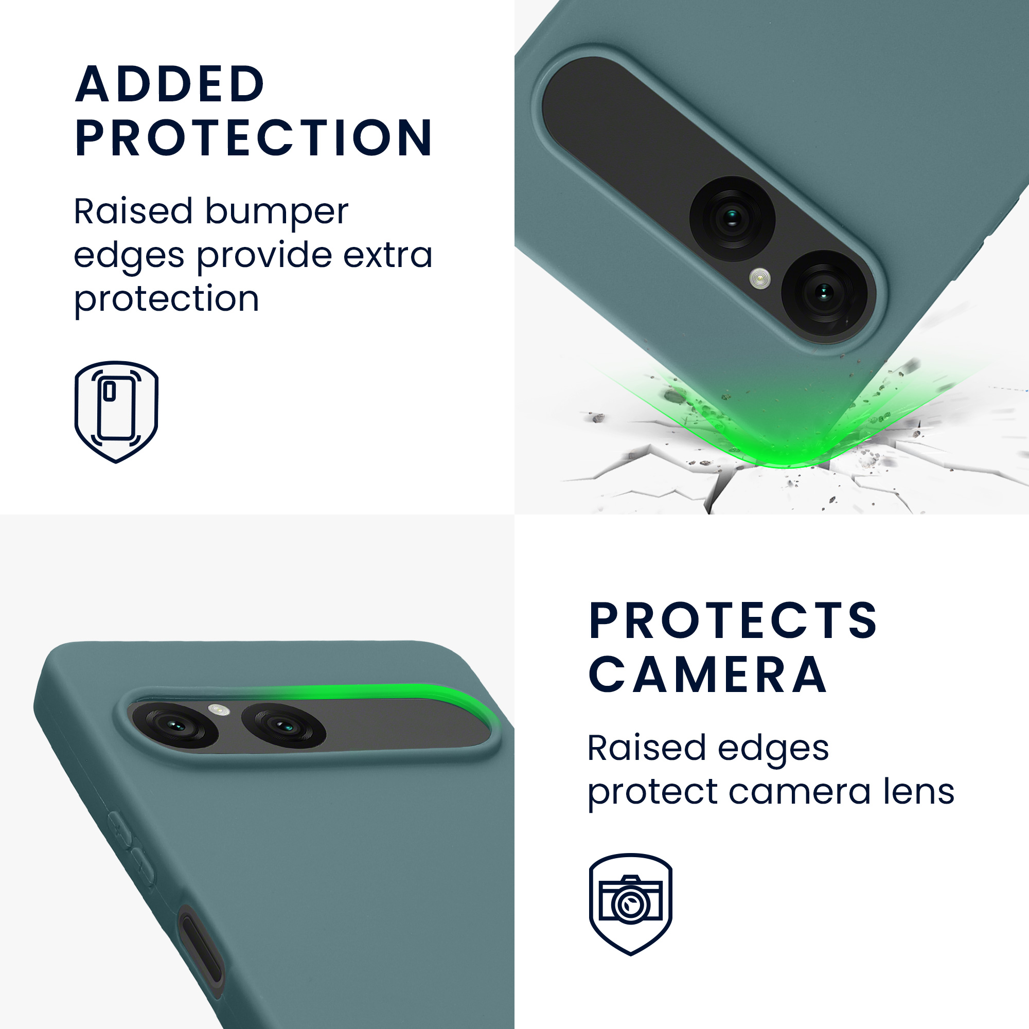 Pouzdro pro Sony Xperia 10 VII kwmobile TPU - arktická noc