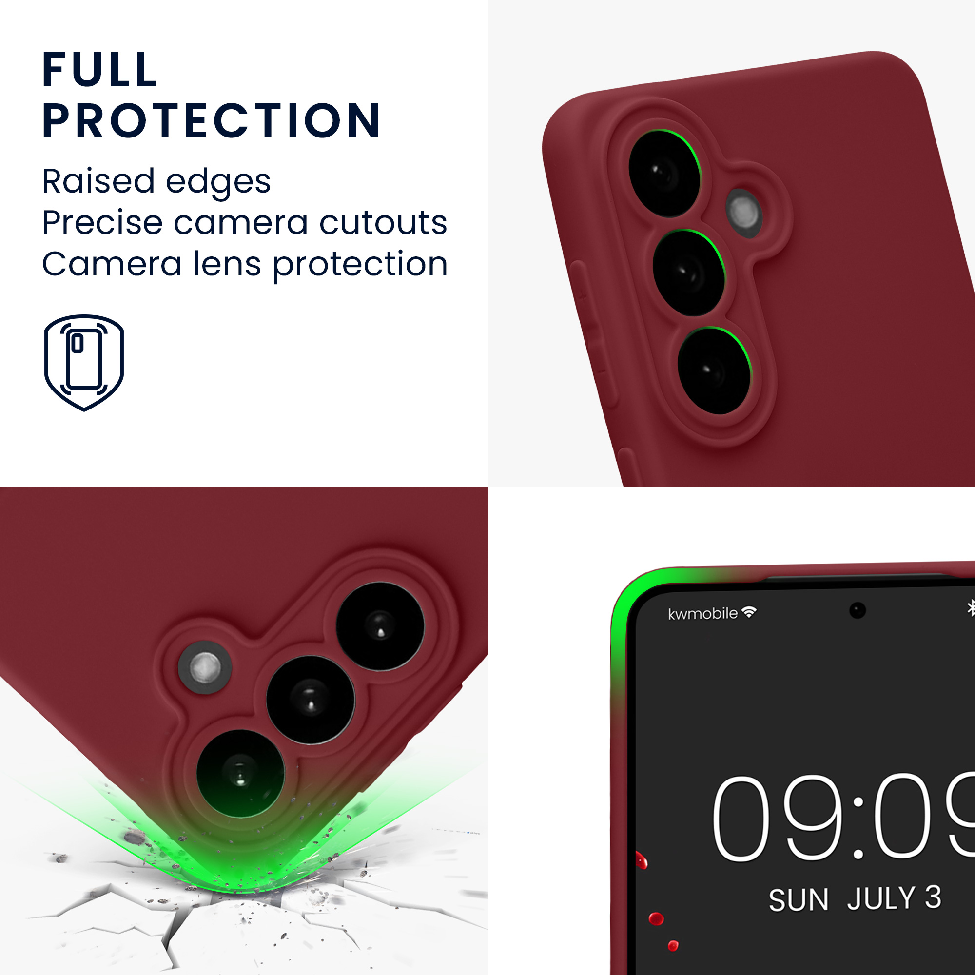 Pouzdro pro Samsung Galaxy S26 kwmobile tenké TPU - vínově fialová