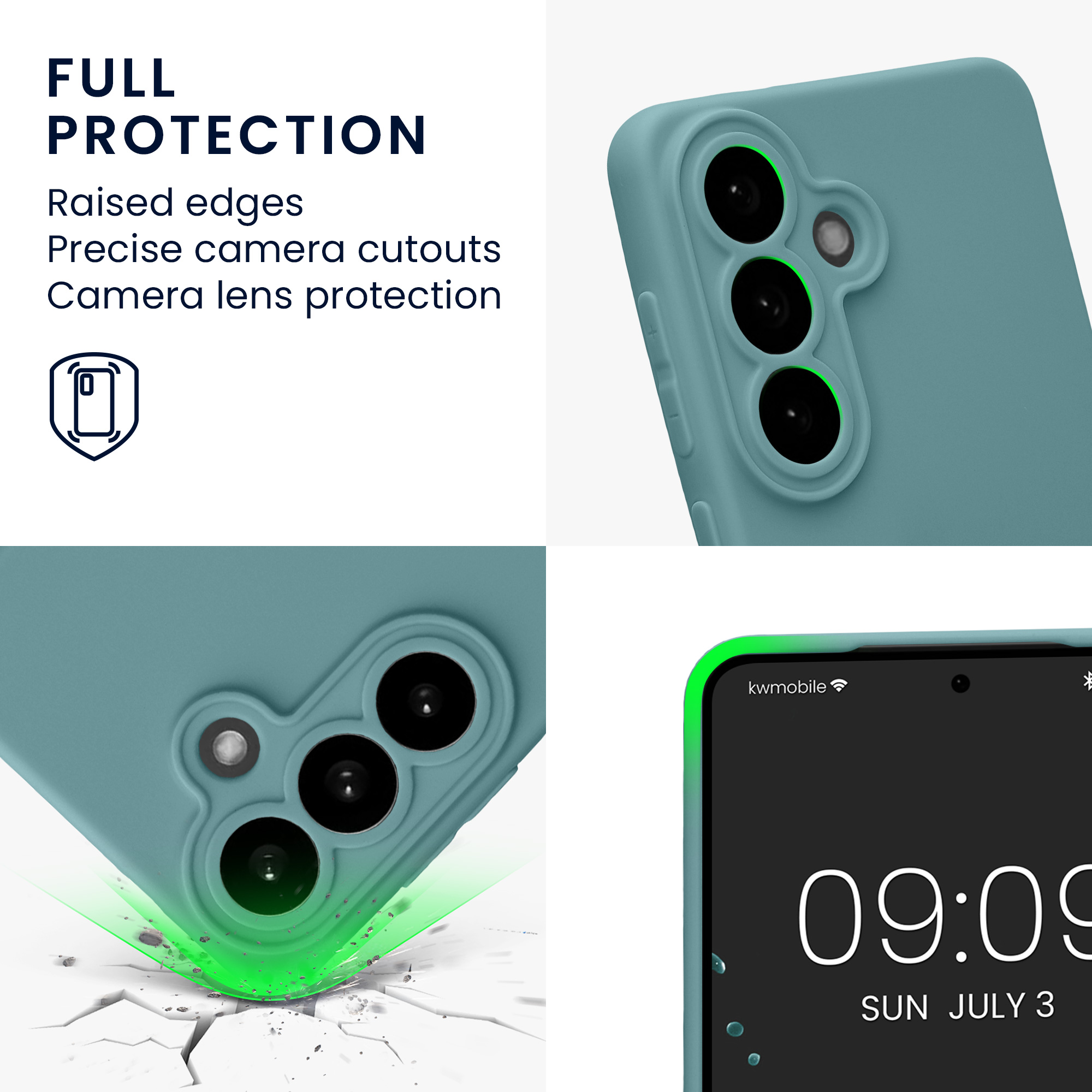 Pouzdro pro Samsung Galaxy S26 kwmobile tenké TPU - arktická noc