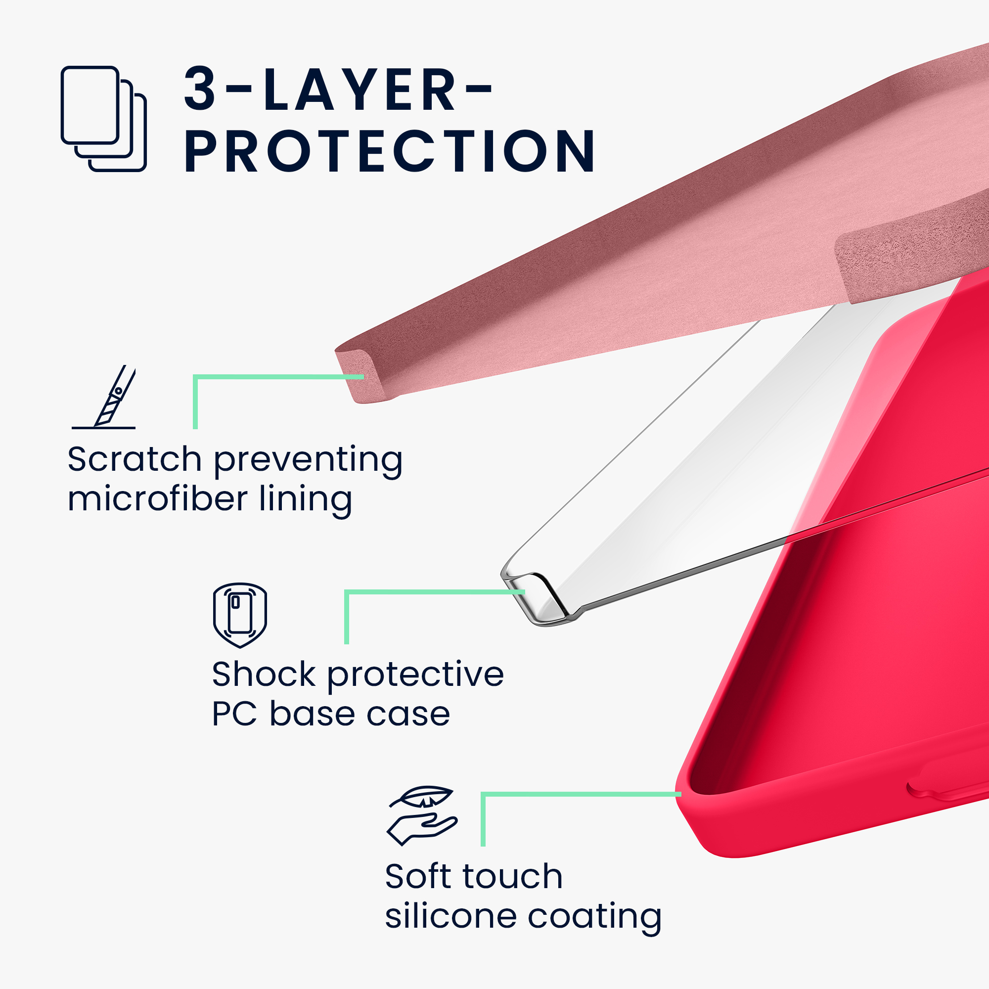 Kryt na mobil Samsung Galaxy A57 5G kwmobile TPU Neonová růžová