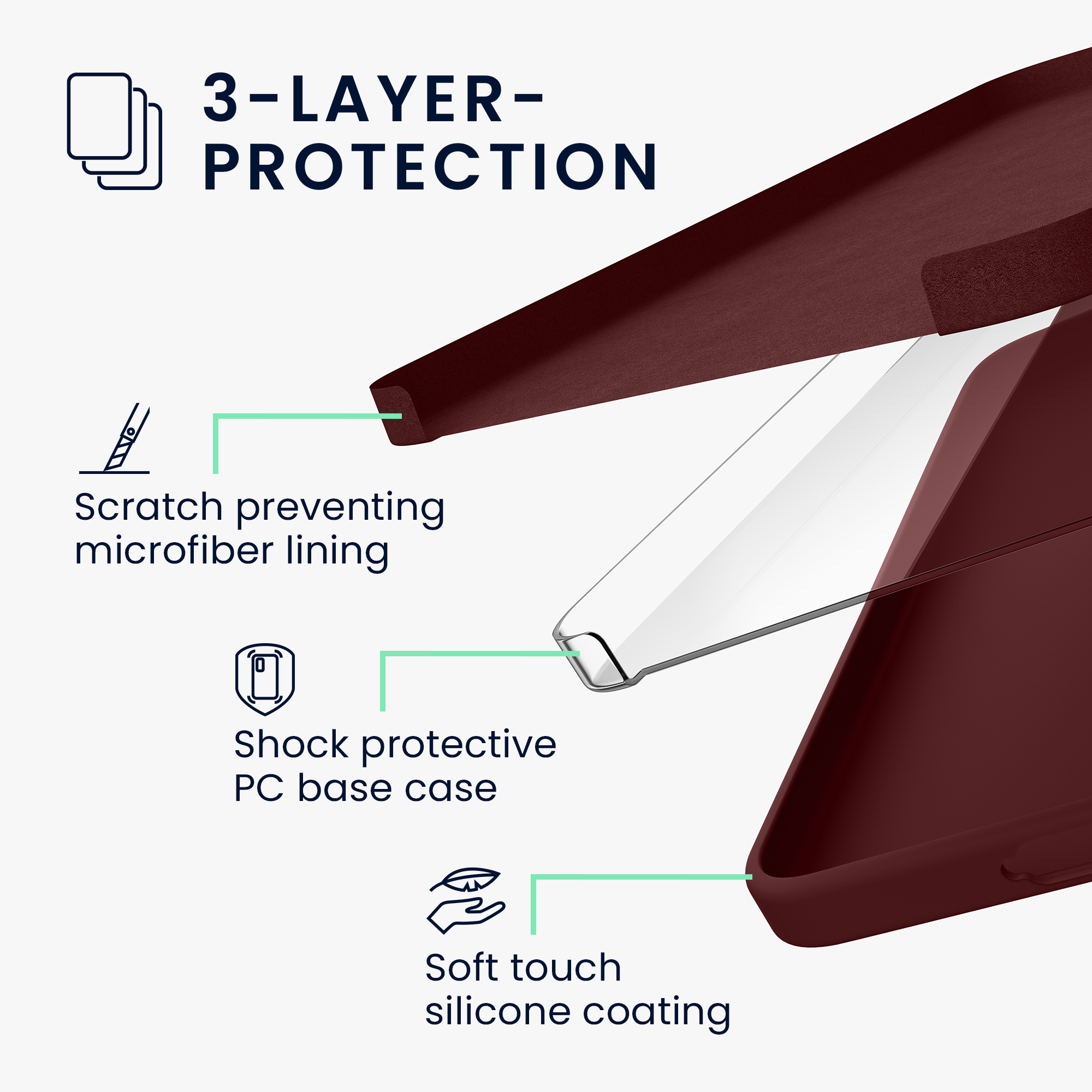 Kryt na mobil Samsung Galaxy A57 5G kwmobile TPU Bordeaux fialová