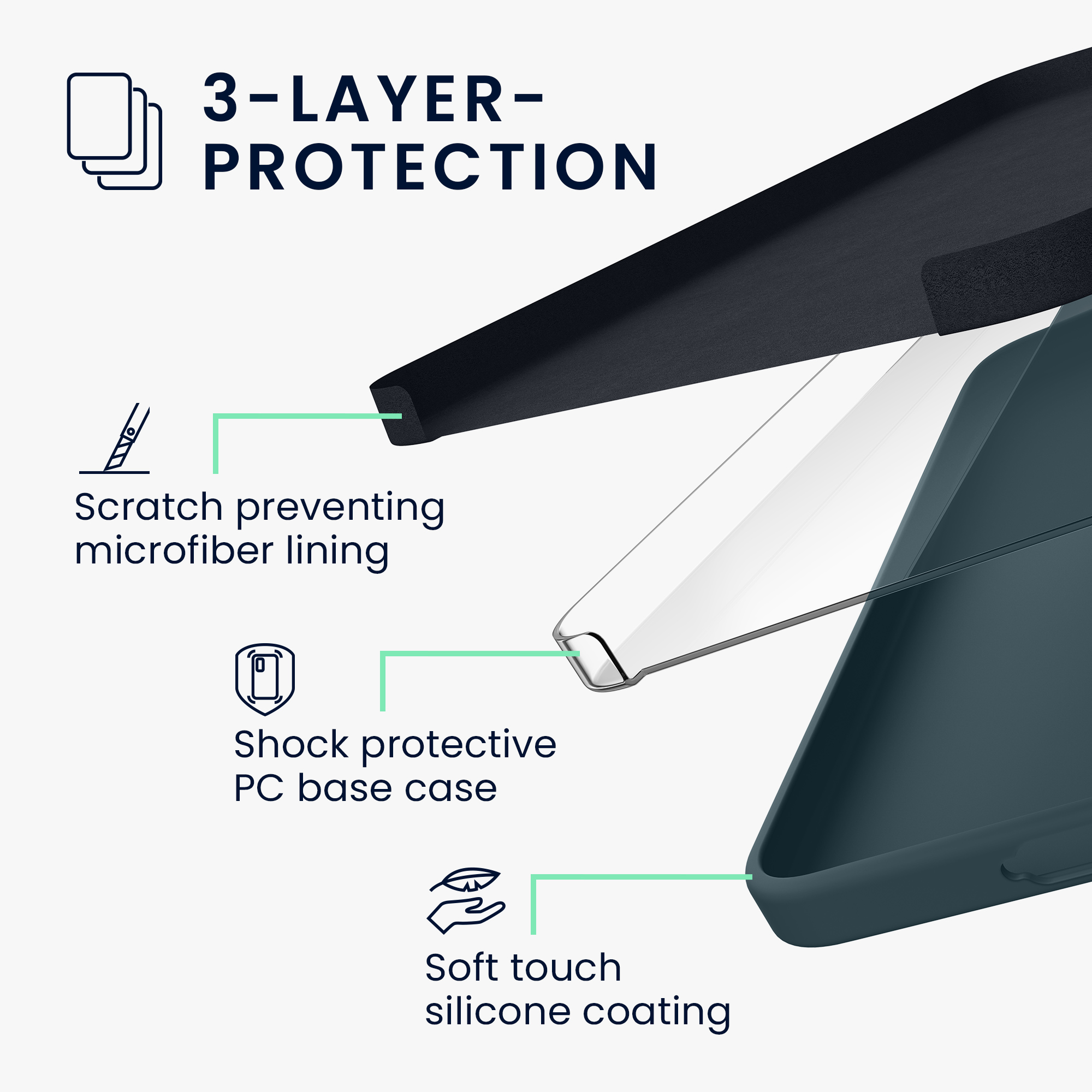 Kryt na mobil Samsung Galaxy A57 5G kwmobile TPU Tmavě břidlicová
