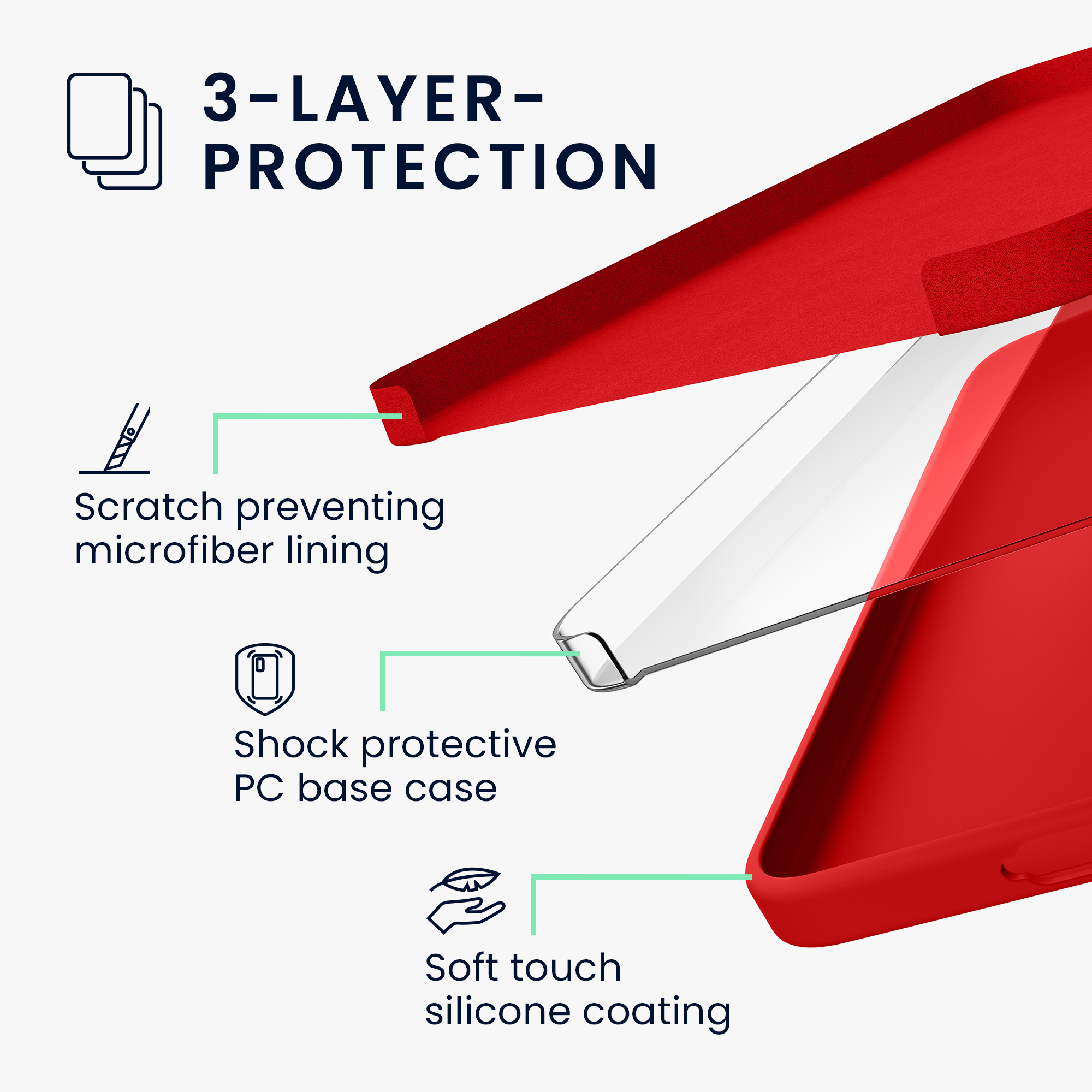 Kryt na mobil Samsung Galaxy A57 5G kwmobile TPU Klasická červená