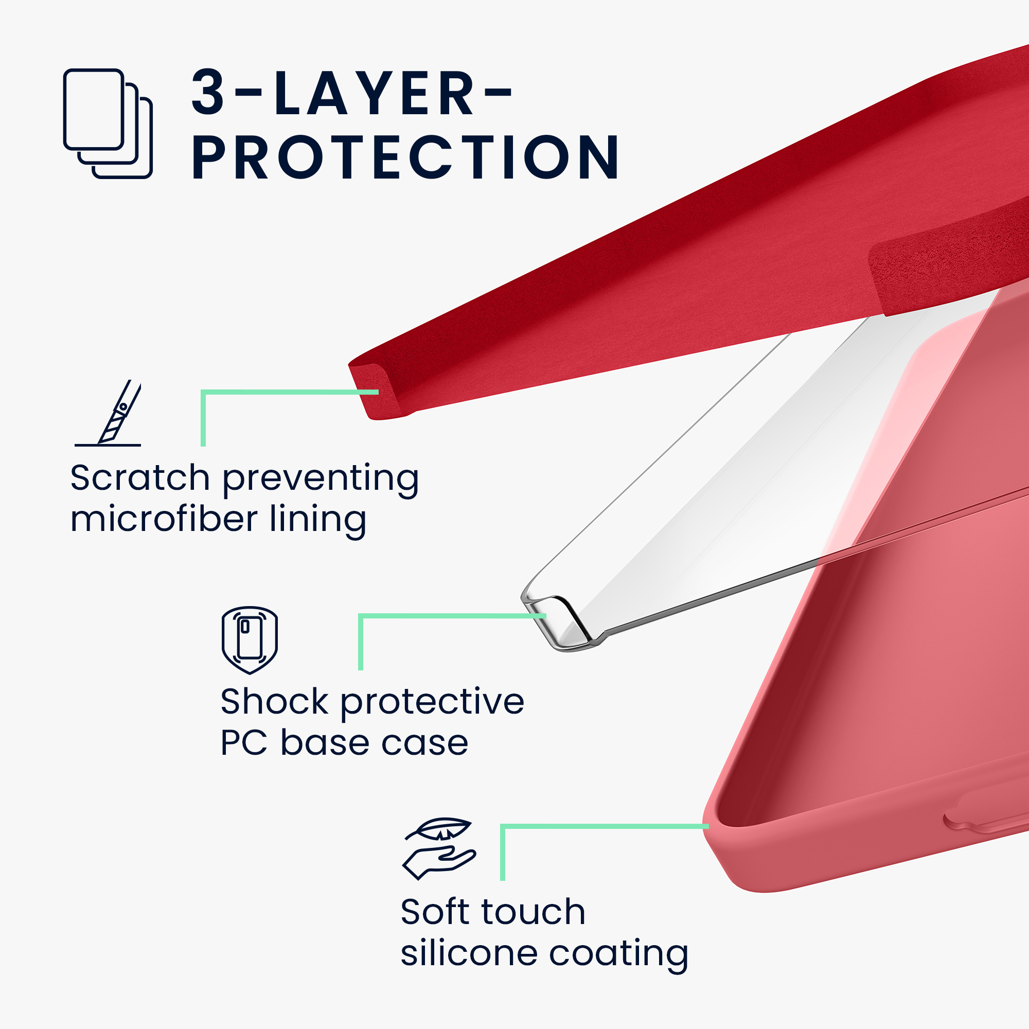 Pouzdro pro Samsung Galaxy A57 5G kwmobile silikonové - tmavě starorůžová
