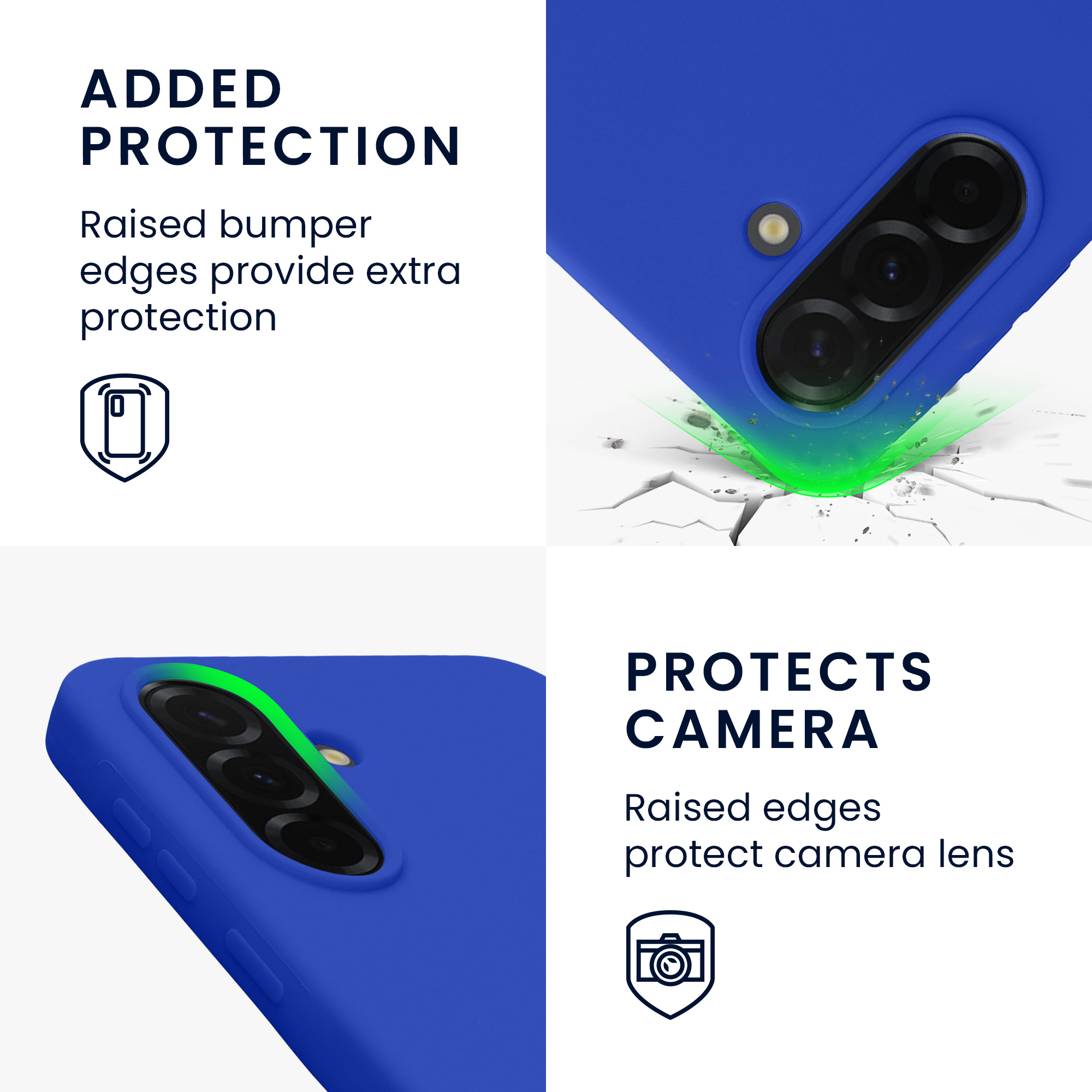 Pouzdro pro Samsung Galaxy A37 5G kwmobile silikonové - baltská modrá
