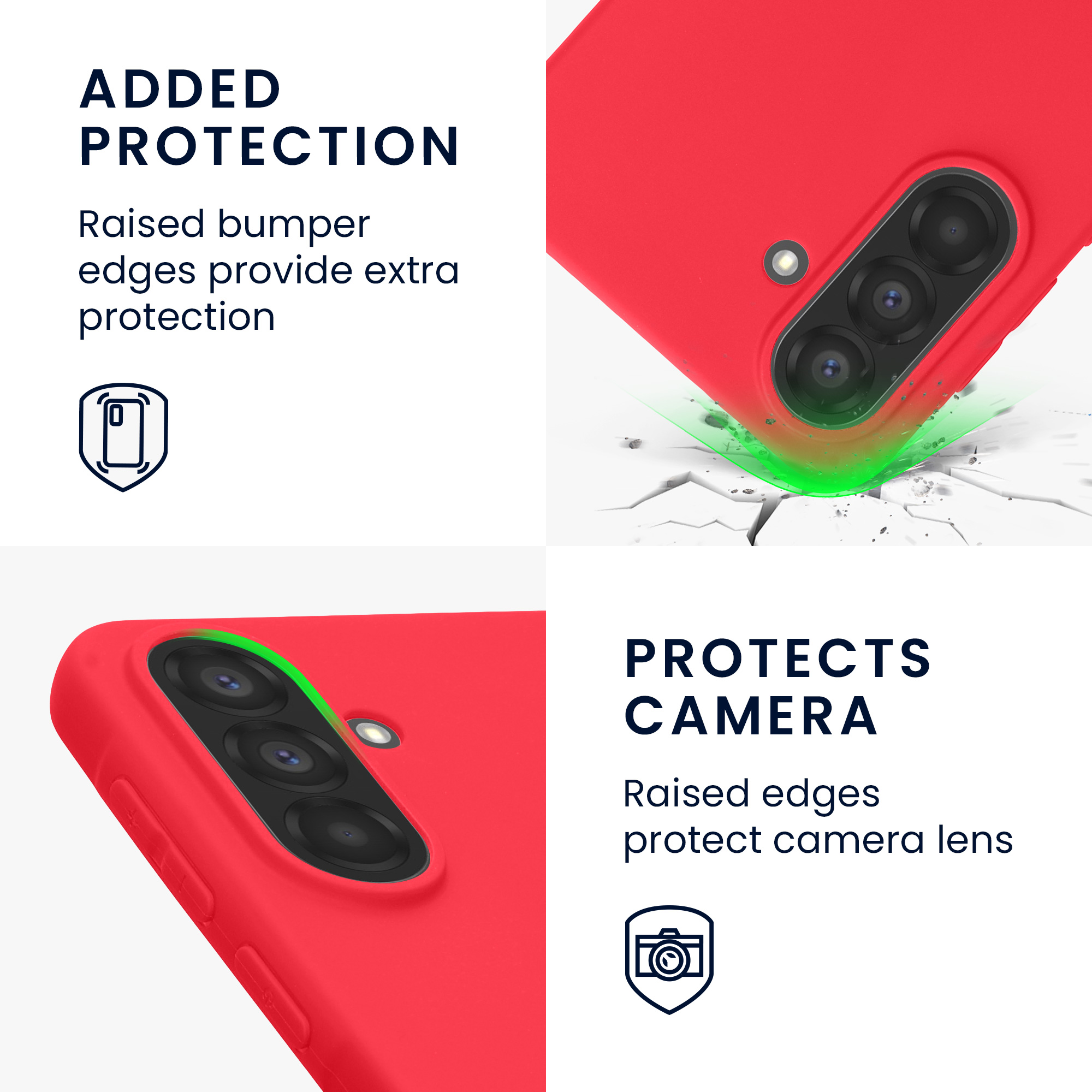 Pouzdro pro Samsung Galaxy A37 5G kwmobile TPU - neonově růžová