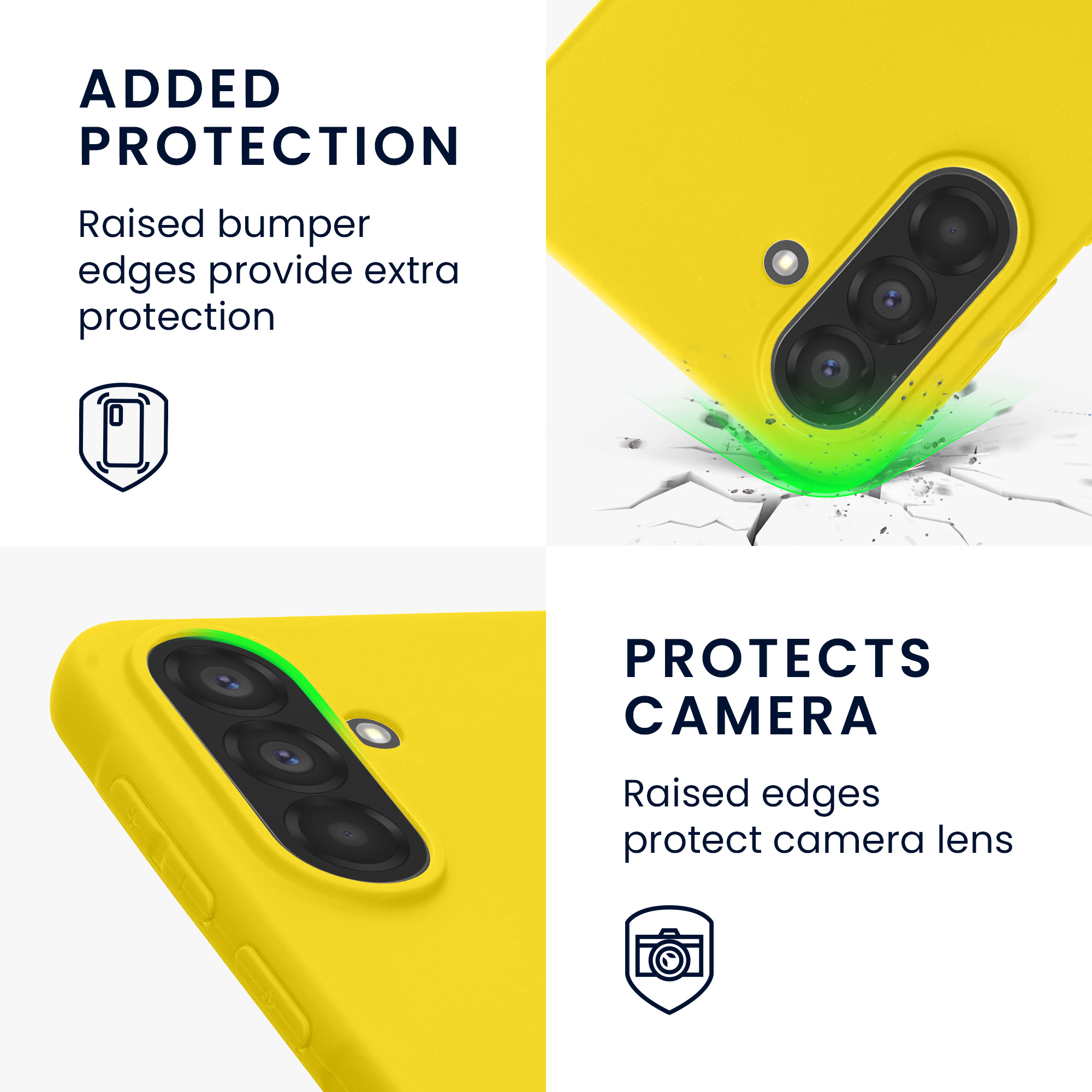 Pouzdro pro Samsung Galaxy A37 5G kwmobile TPU - zářivě žlutá