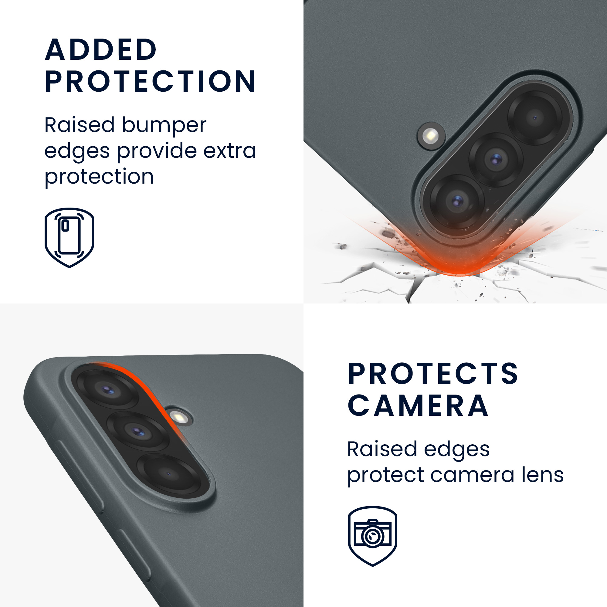 Pouzdro pro Samsung Galaxy A37 5G kwmobile tenké metalické silikonové - metalická šedá