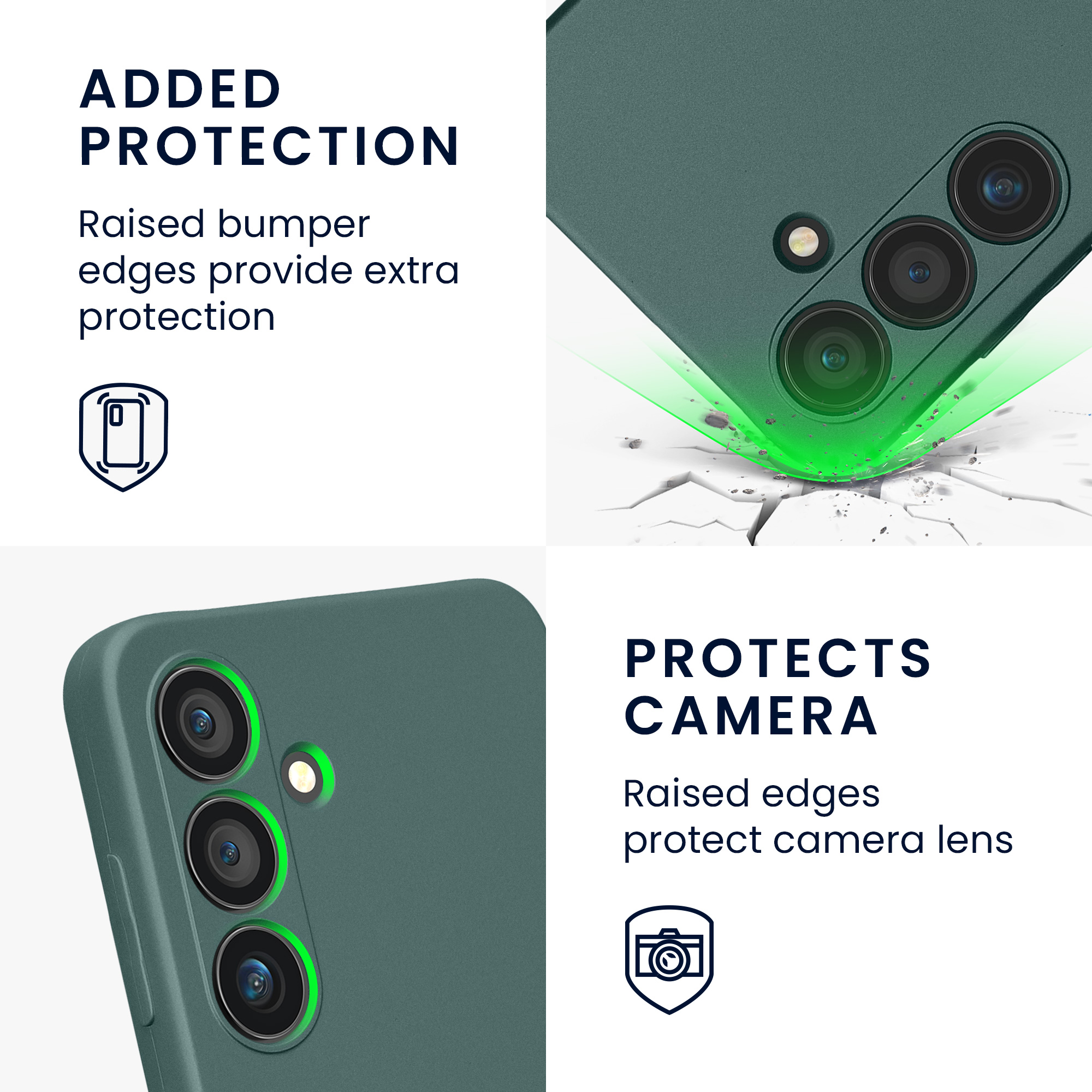 Pouzdro pro Samsung Galaxy S24 kwmobile metalické TPU - metalická petrolejová