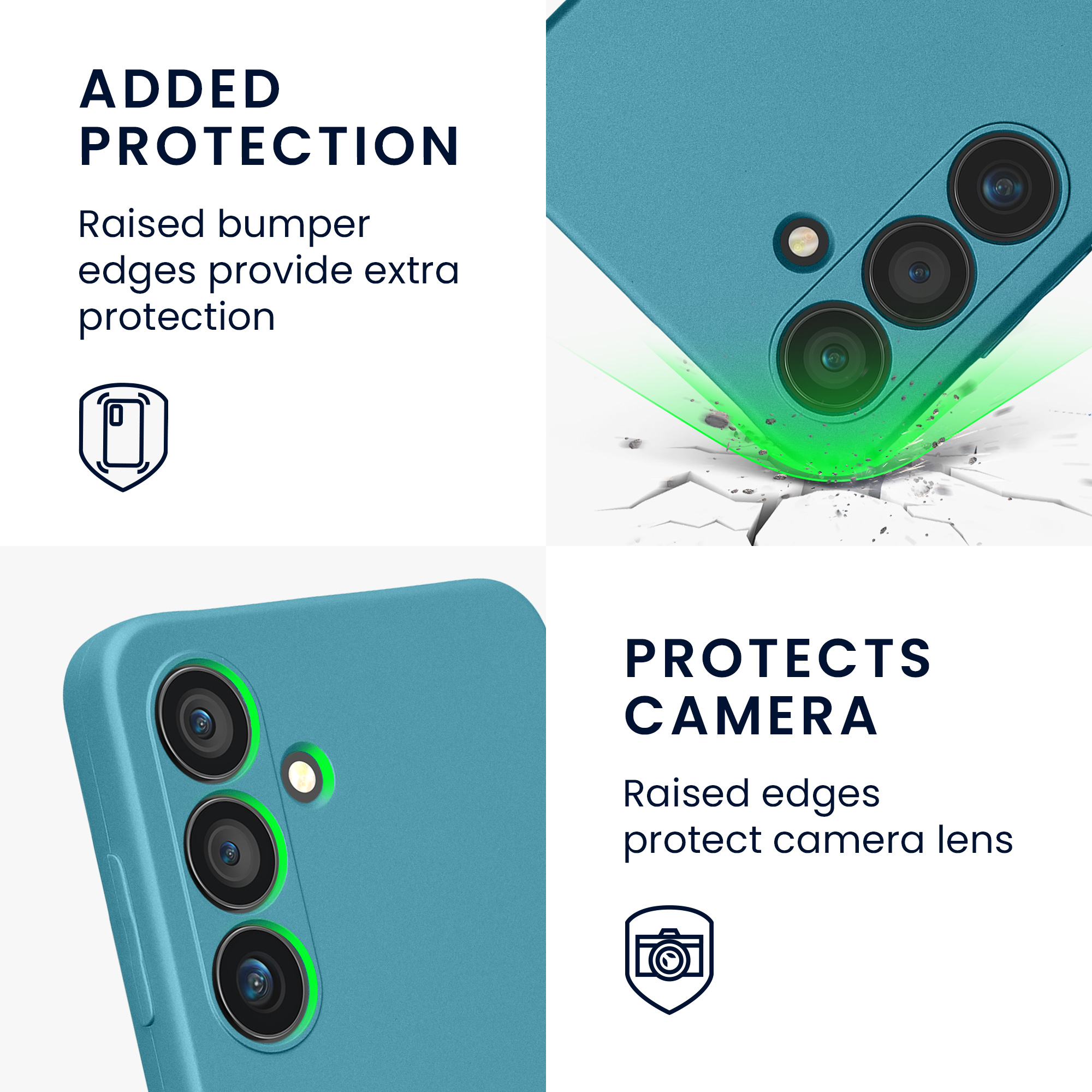 Pouzdro pro Samsung Galaxy S24 kwmobile metalické TPU - metalická karibská modrá
