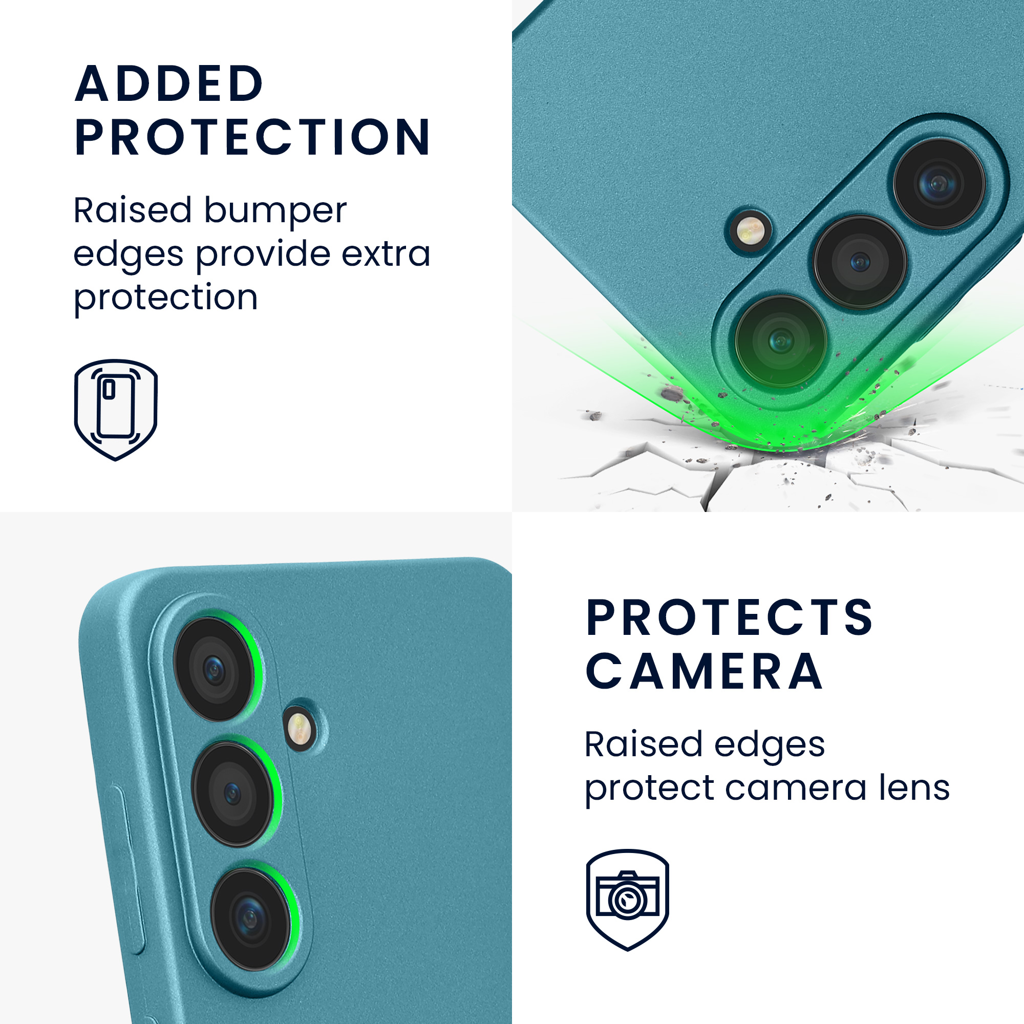 Pouzdro pro Samsung Galaxy S25 kwmobile metalické TPU - metalická karibská modrá