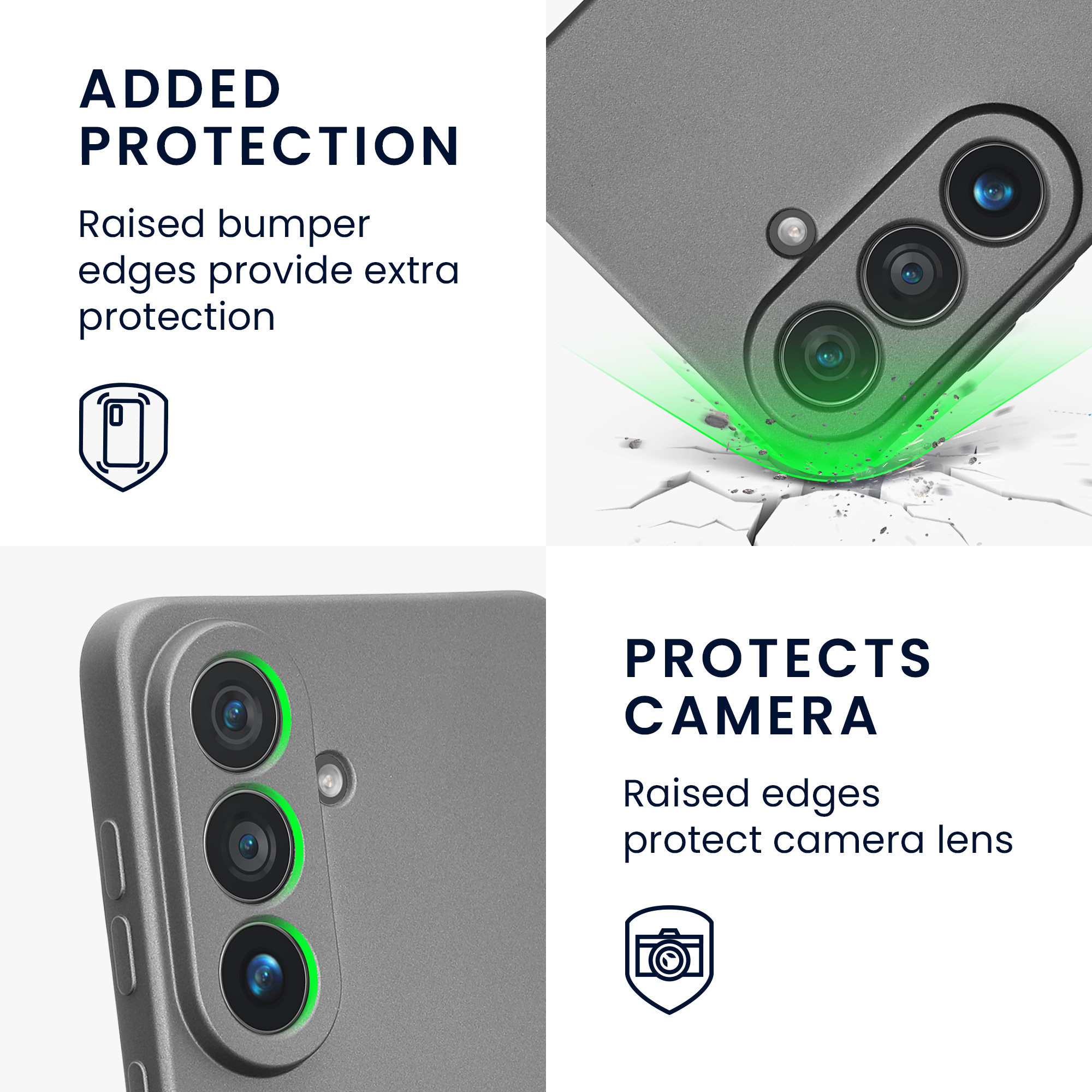 Pouzdro pro Samsung Galaxy S26 kwmobile metalické TPU - metalická šedá