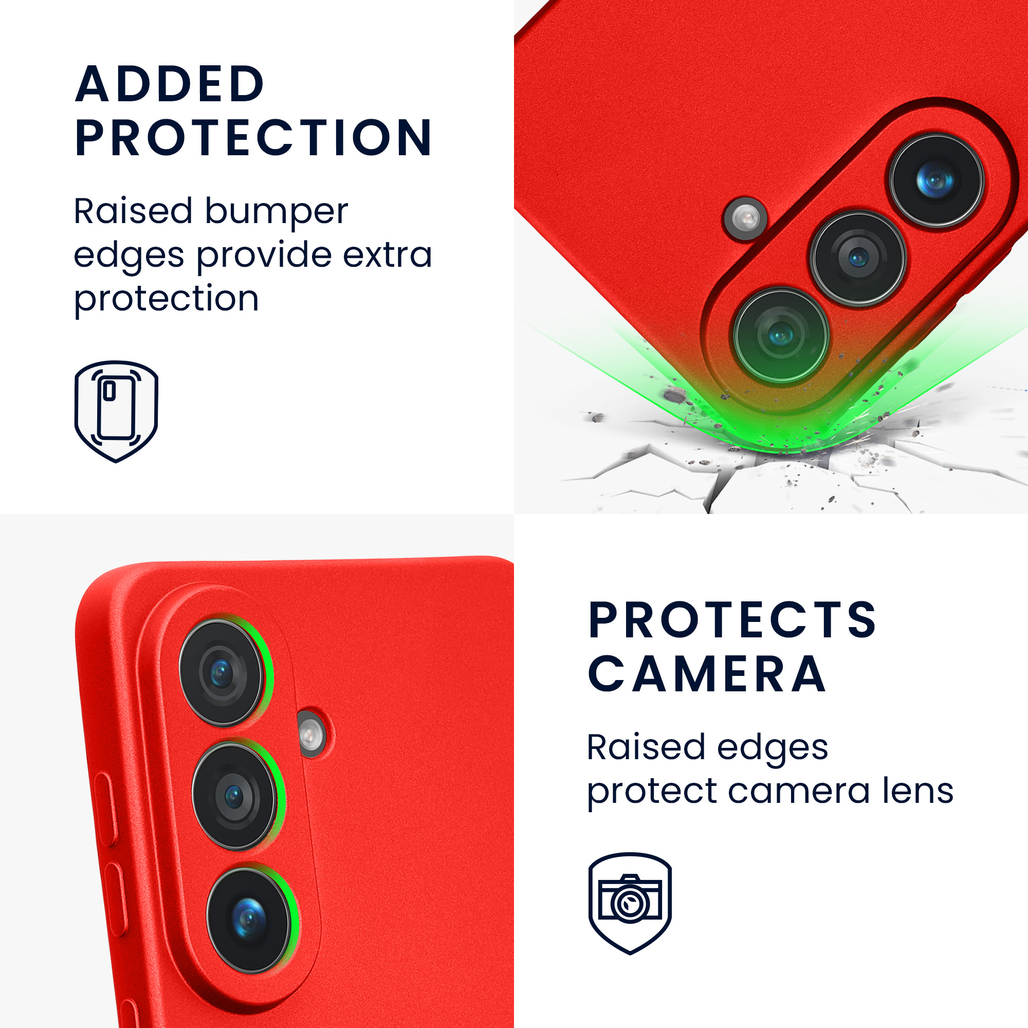 Pouzdro pro Samsung Galaxy S26 kwmobile metalické TPU - metalická tmavě červená
