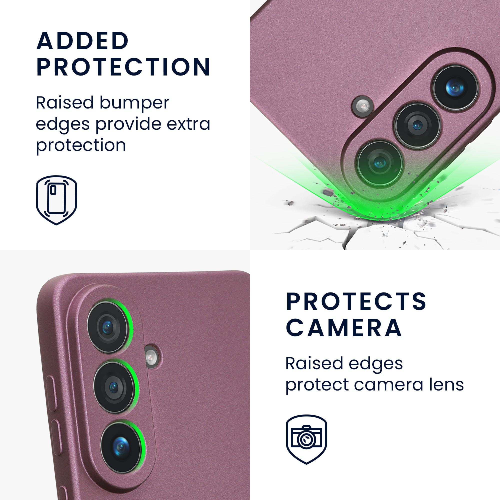 Pouzdro pro Samsung Galaxy S26 kwmobile metalické TPU - metalická levandulová