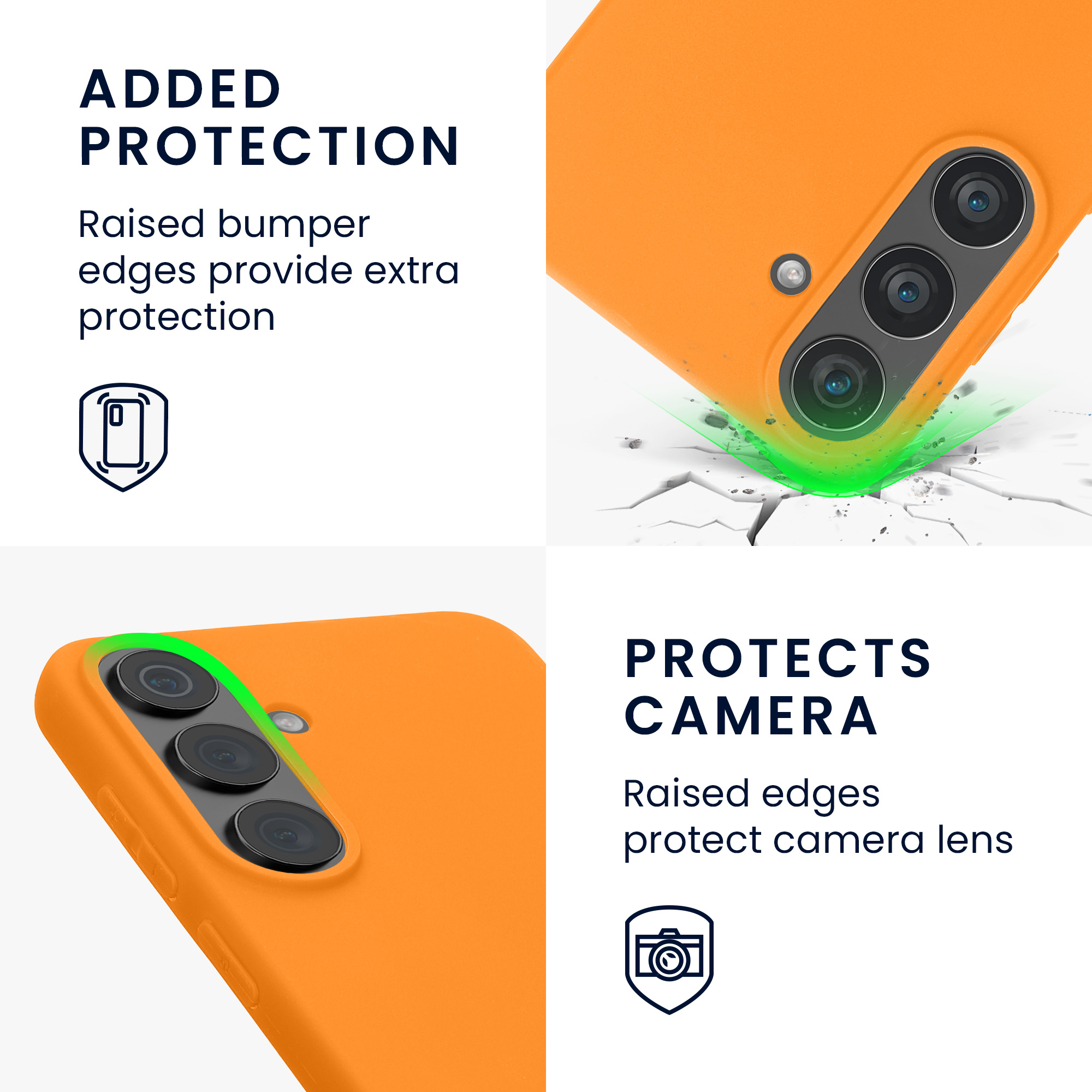 Pouzdro pro Samsung Galaxy S26 FE kwmobile TPU - ovocná oranžová