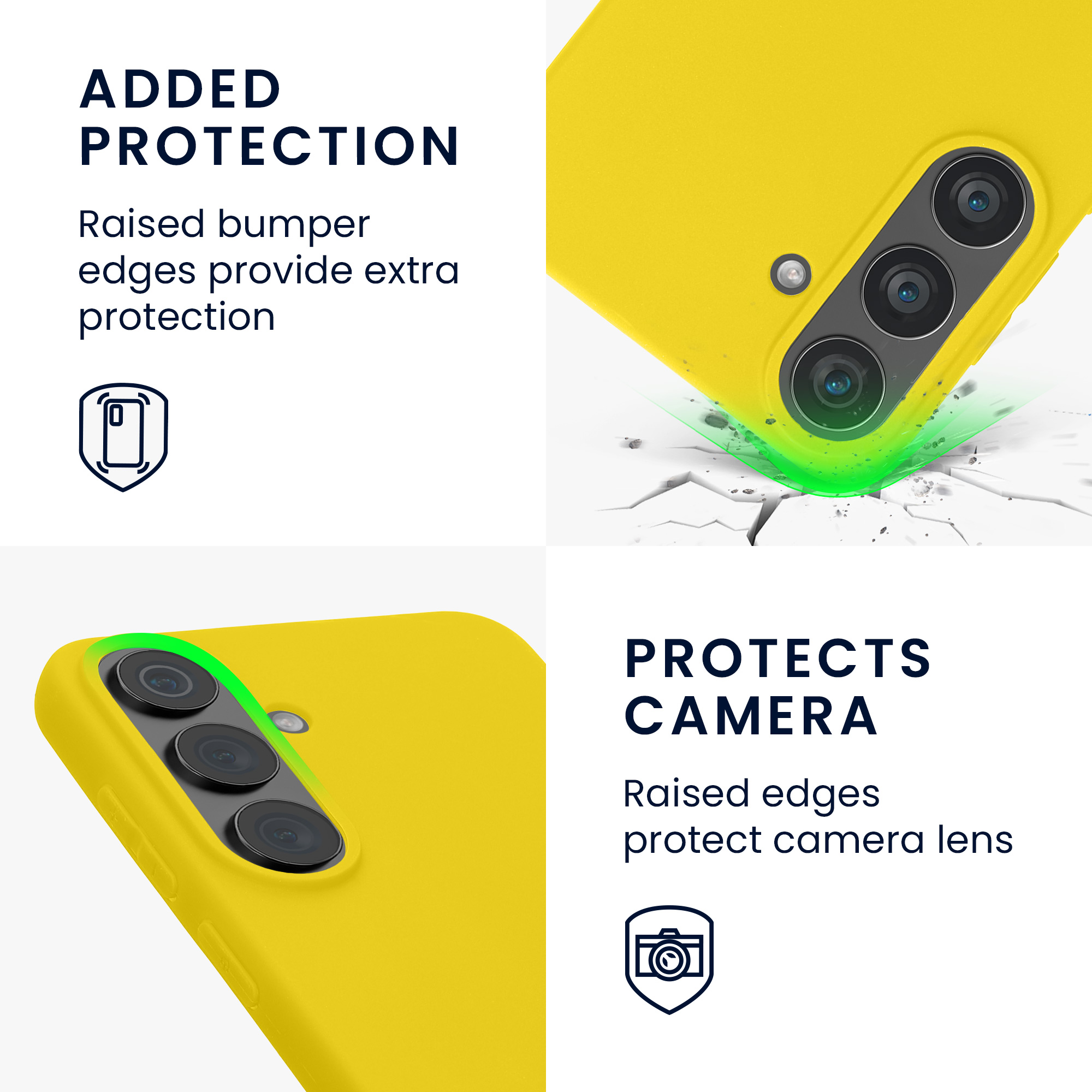 Pouzdro pro Samsung Galaxy S26 FE kwmobile TPU - zářivě žlutá