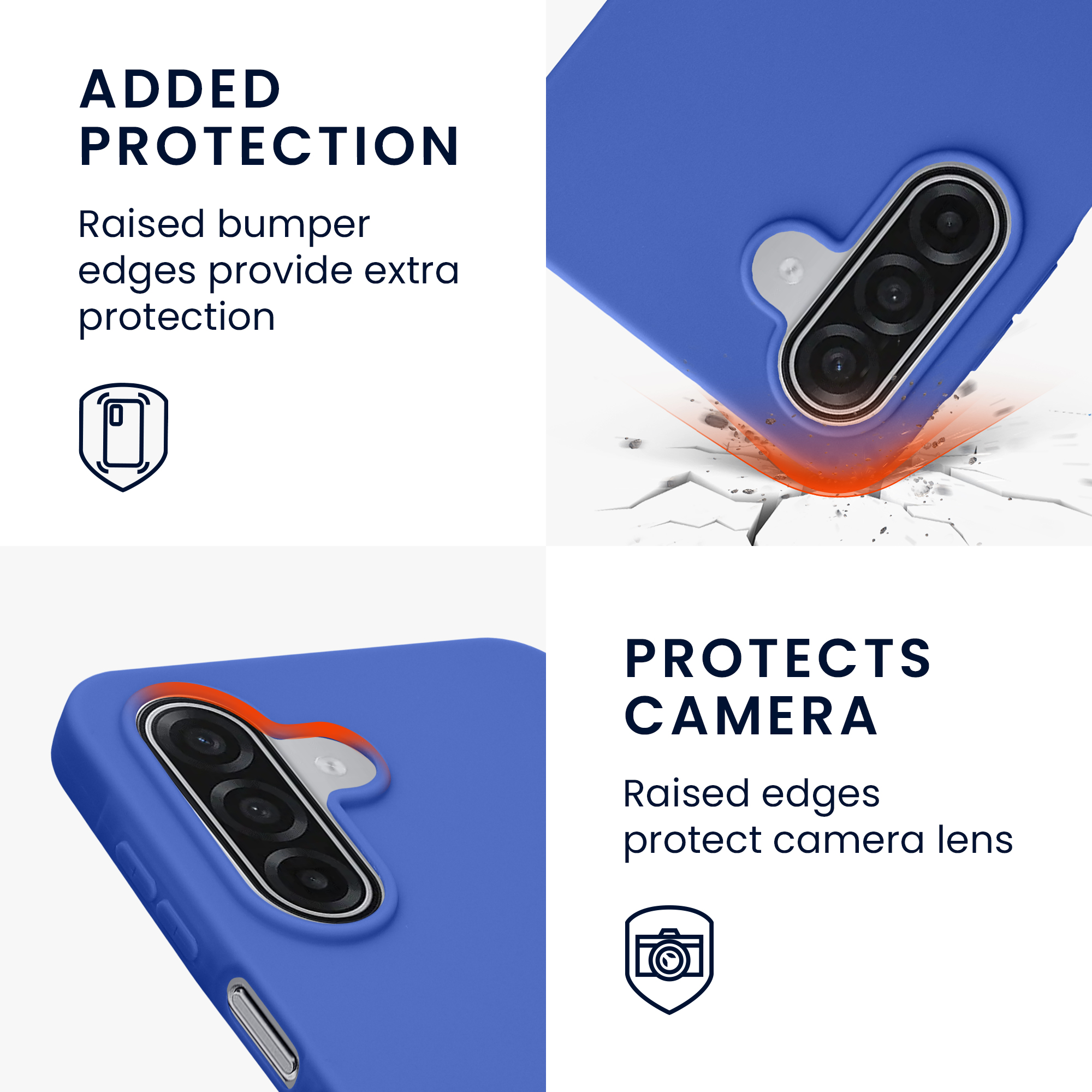 Pouzdro pro Samsung Galaxy A18 4G / 5G kwmobile TPU - baltská modrá
