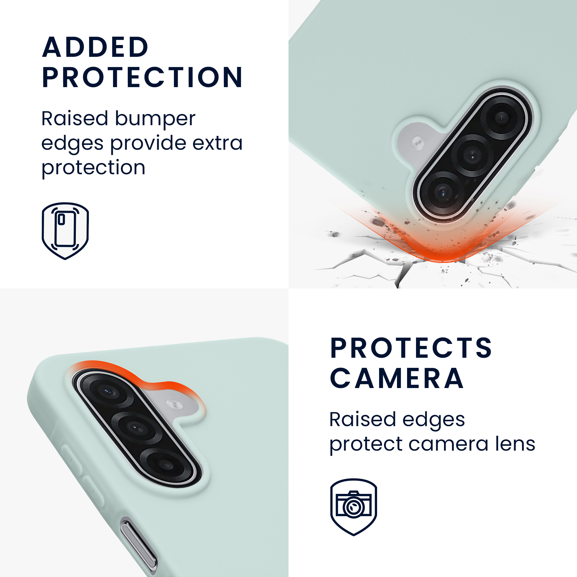 Pouzdro pro Samsung Galaxy A18 4G / 5G kwmobile TPU - světle mátová