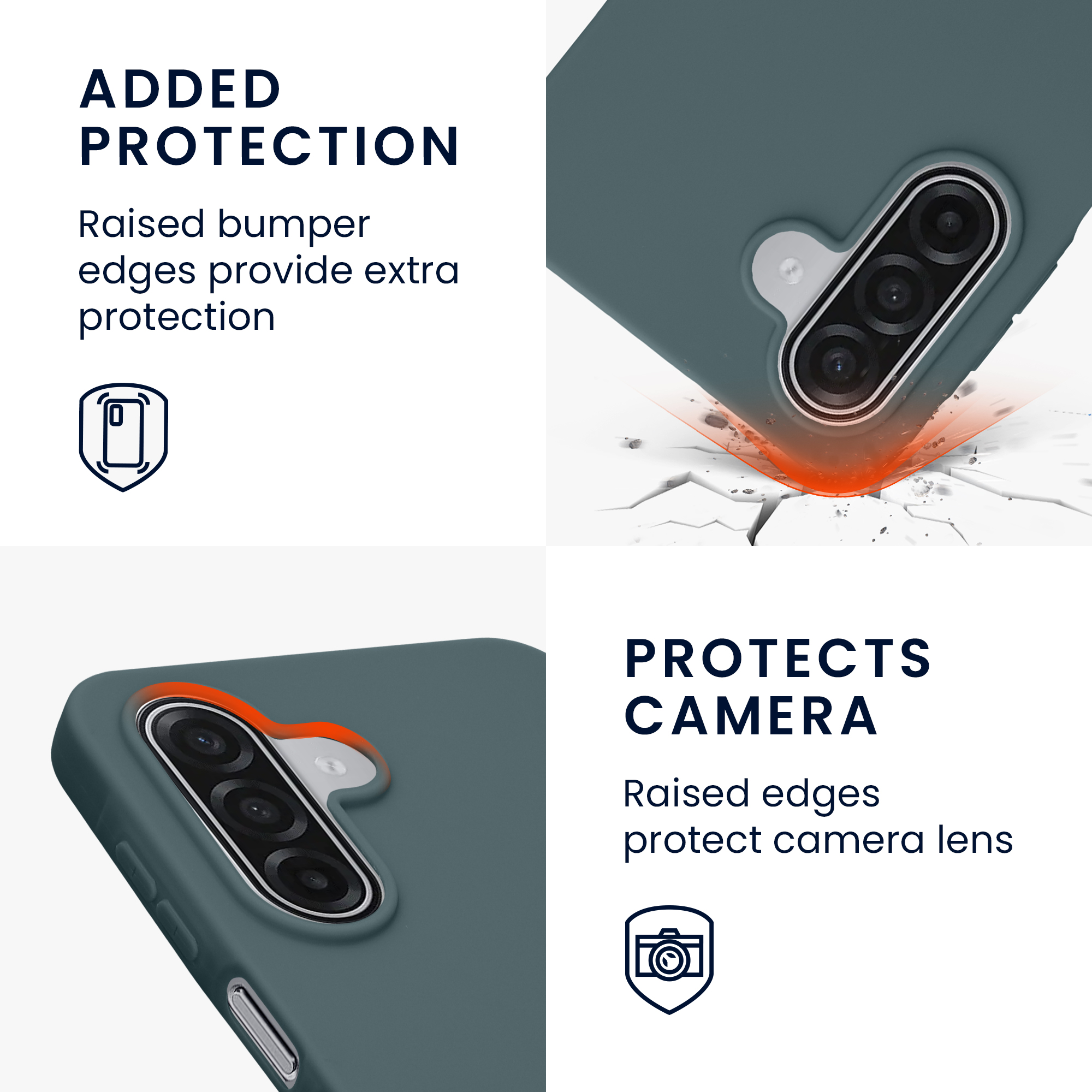 Pouzdro pro Samsung Galaxy A18 4G / 5G kwmobile TPU - tmavá antracitová