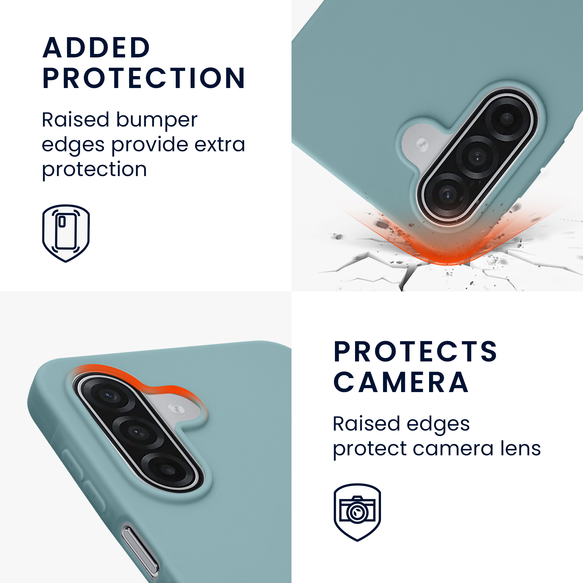 Pouzdro pro Samsung Galaxy A18 4G / 5G kwmobile TPU - arktická noc
