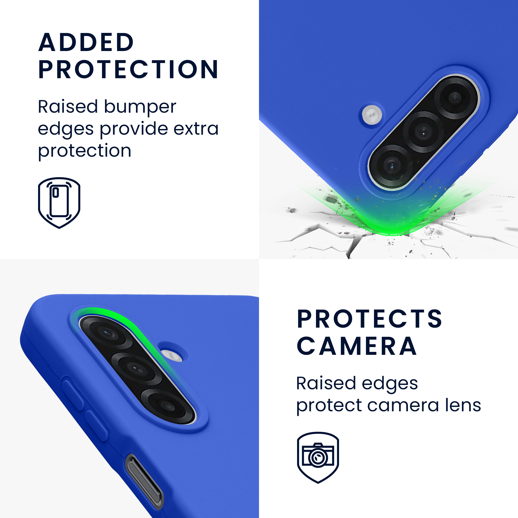 Pouzdro pro Samsung Galaxy A18 4G / 5G kwmobile silikonové - baltská modrá