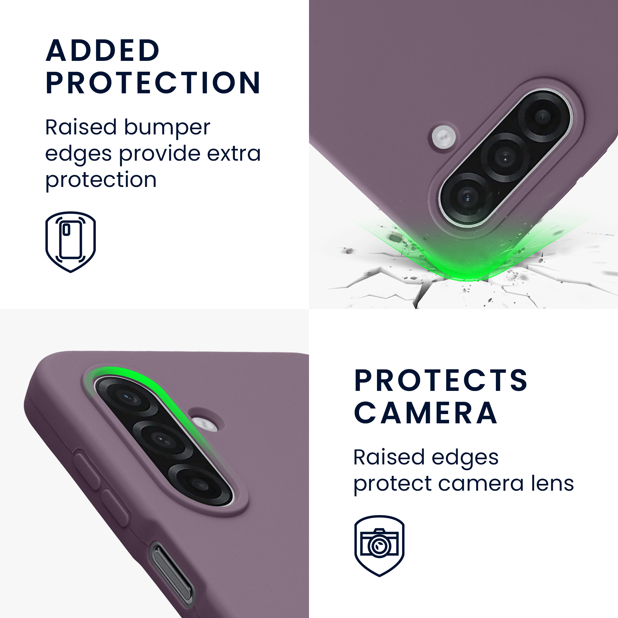 Pouzdro pro Samsung Galaxy A18 4G / 5G kwmobile silikonové - pastelová kosatcová