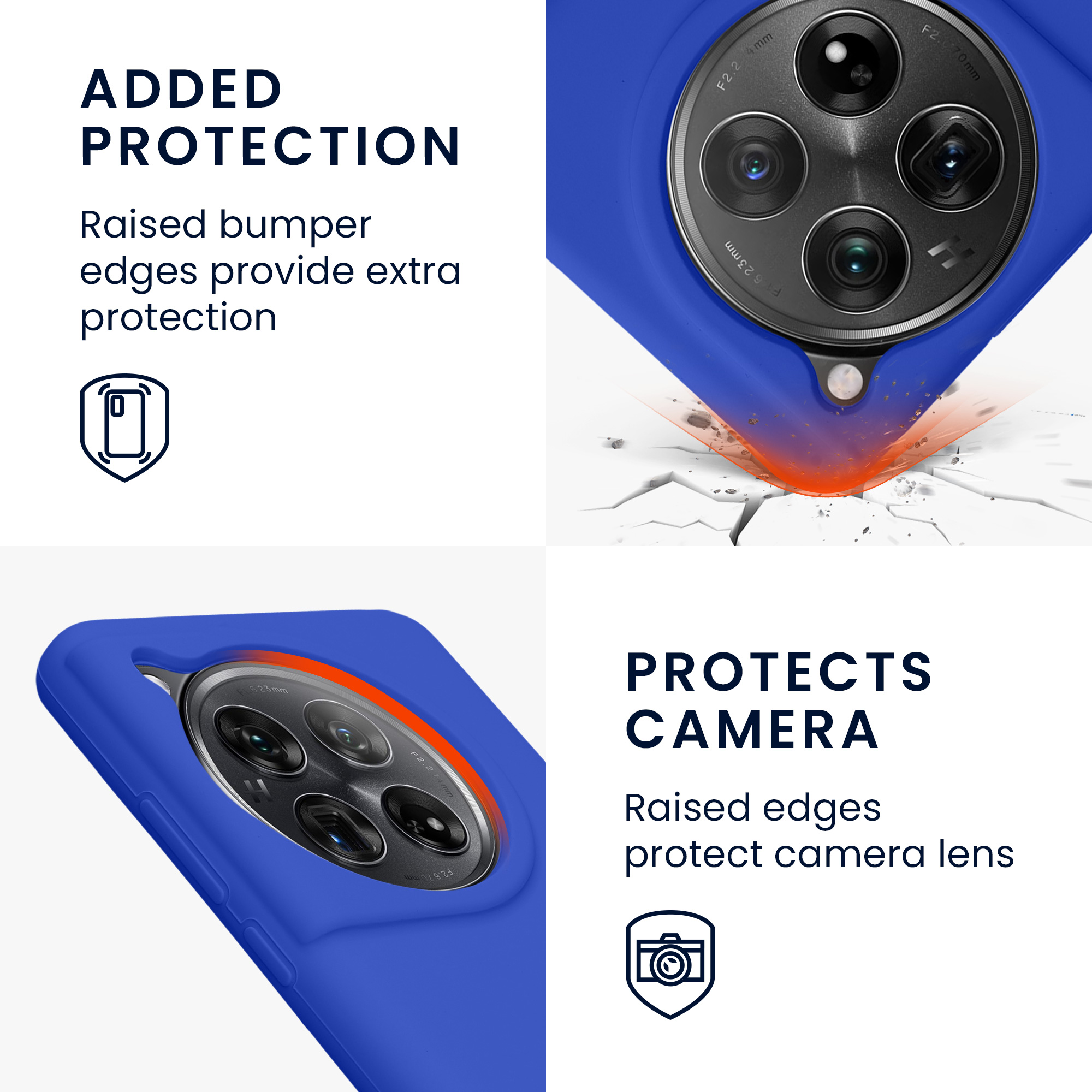 Kryt na mobil OnePlus 12 kwmobile TPU baltická modrý