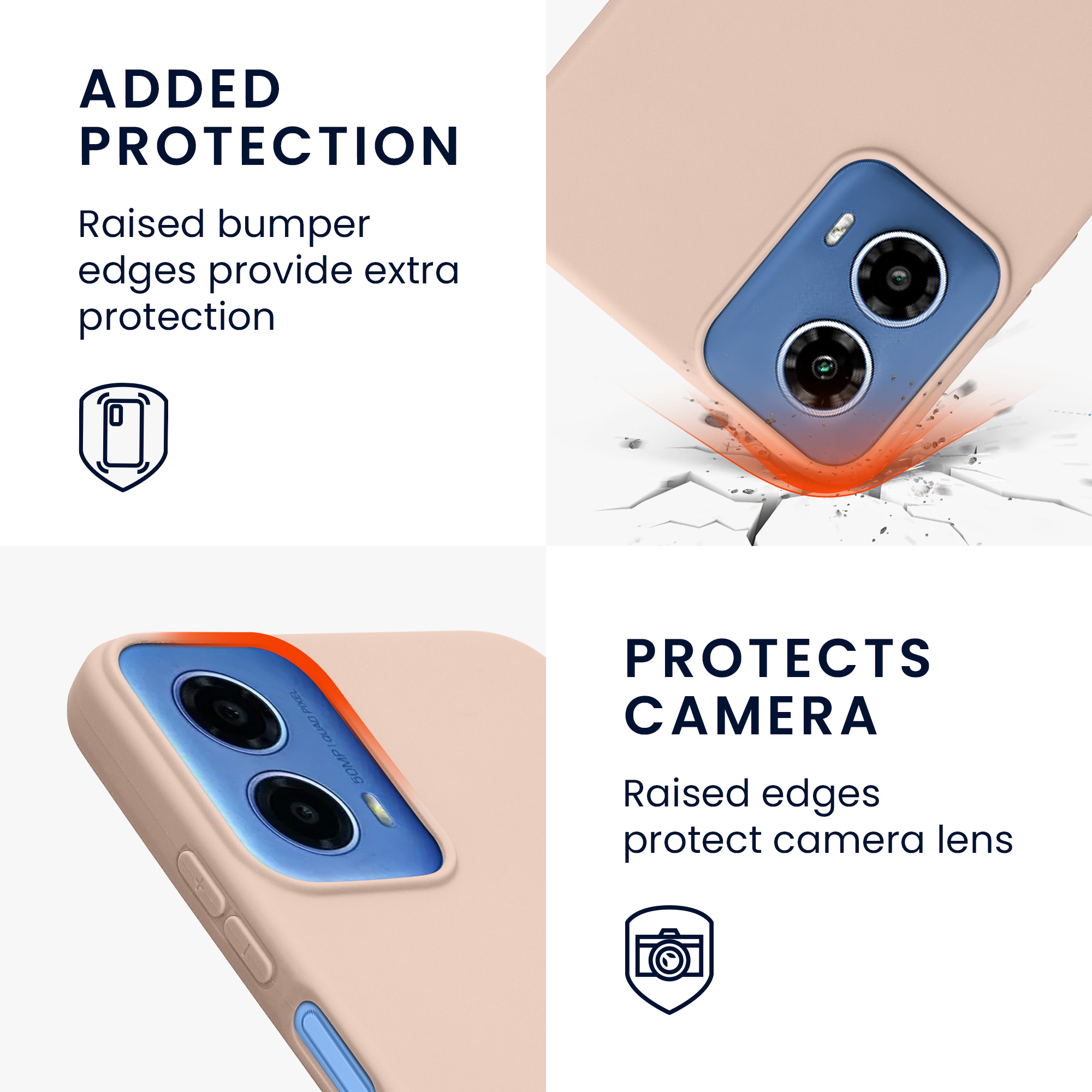 Silikonový kryt kwmobile pro Motorola Moto G34 5G - Motiv Coconut Swirl