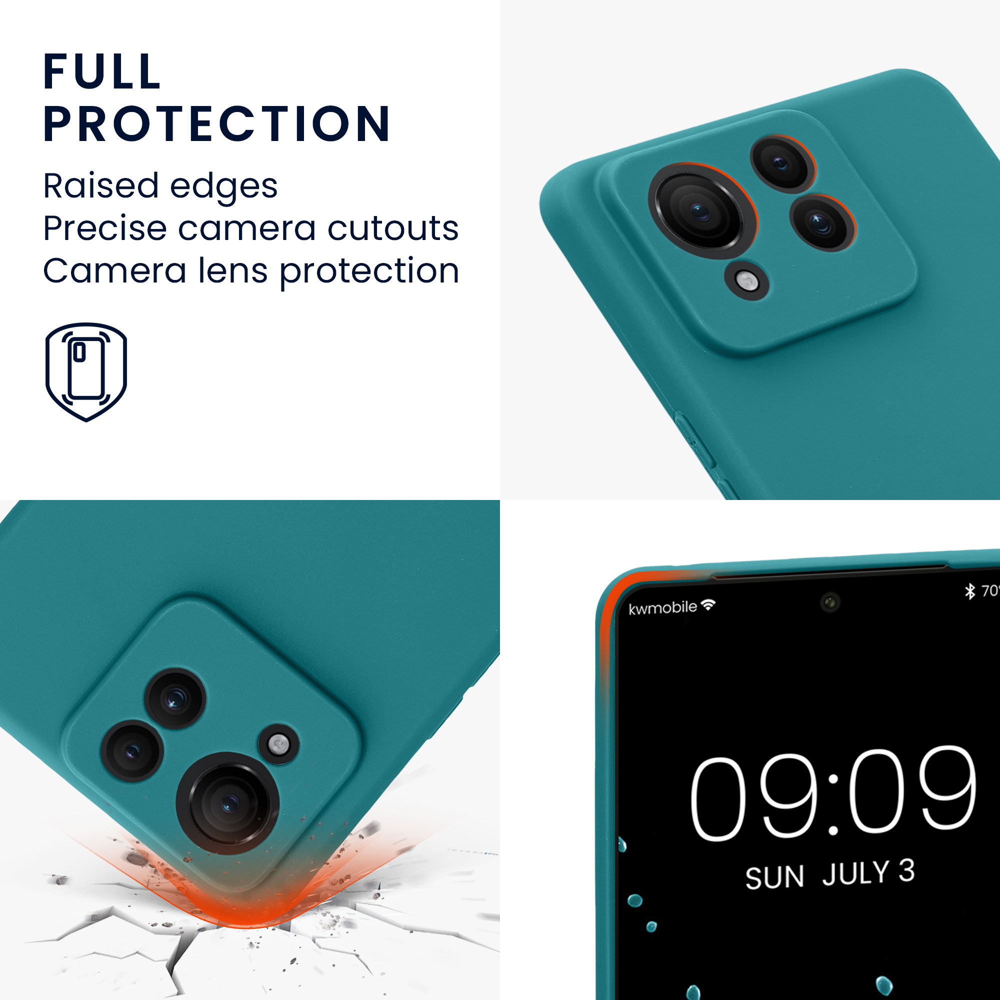 Kryt kwmobile pro ASUS Zenfone 11 Ultra - matně petrolejová