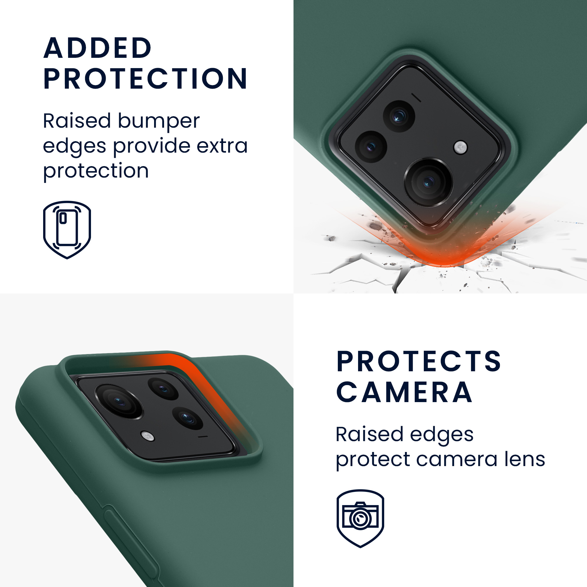 Pouzdro pro ASUS Zenfone 11 Ultra kwmobile silikonové - lesní zelená