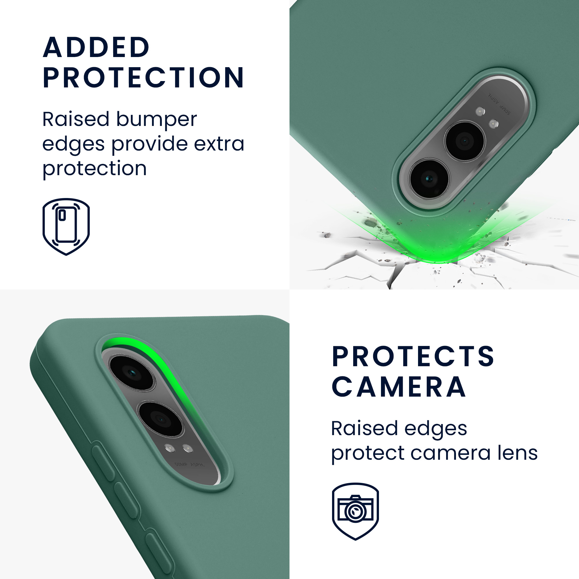 Kryt kwmobile pro OnePlus Nord CE 4 Lite 5G, lesní zelená